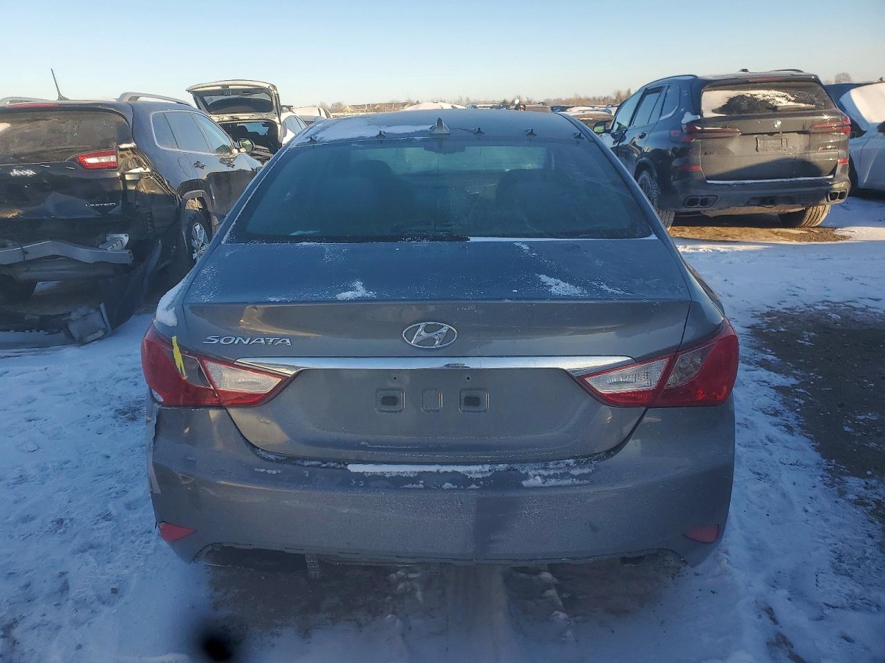 2014 Hyundai Sonata Gls Gray vin: 5NPEB4AC9EH924267