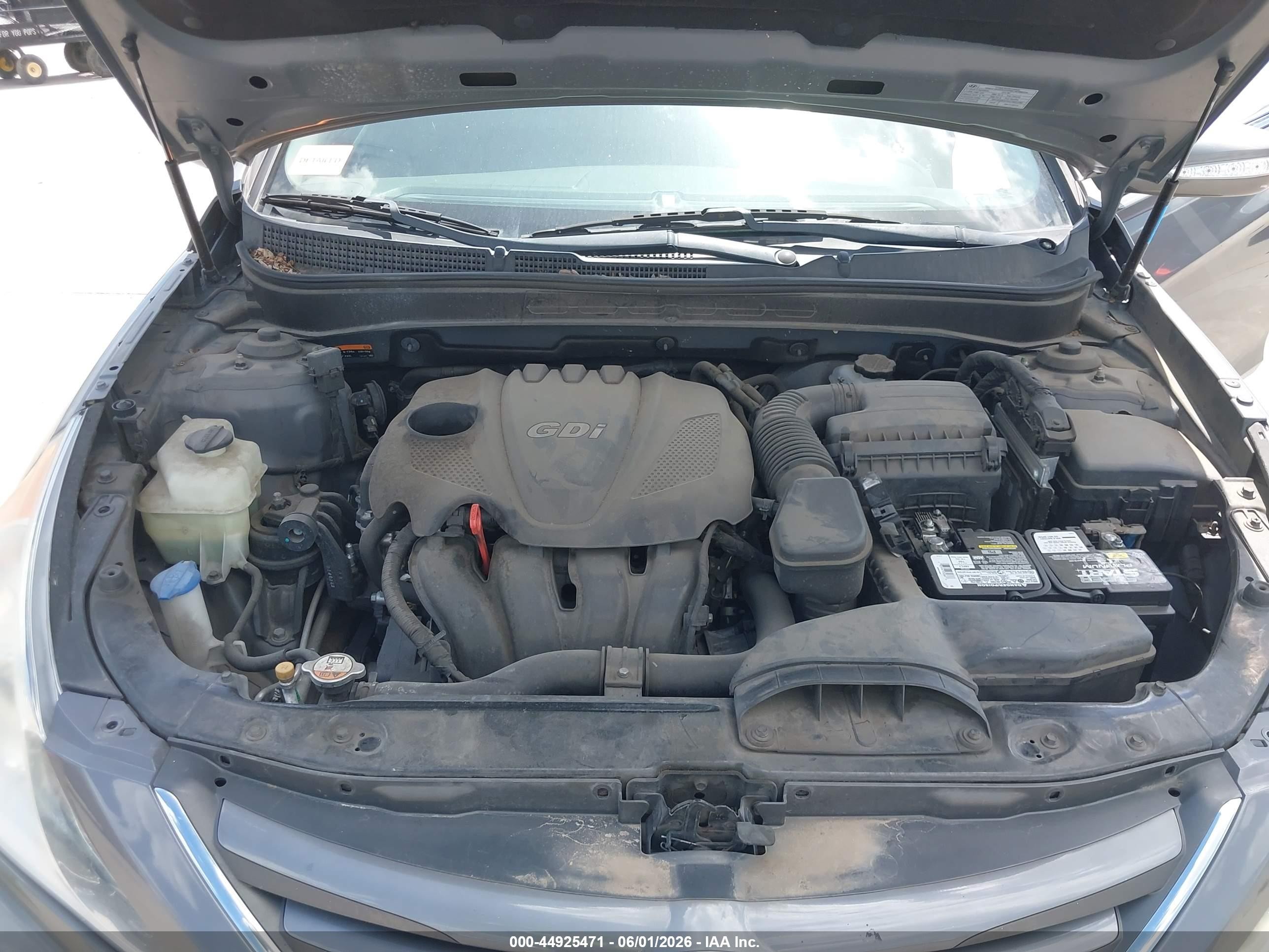 2014 Hyundai Sonata Gls Gray vin: 5NPEB4AC9EH924608