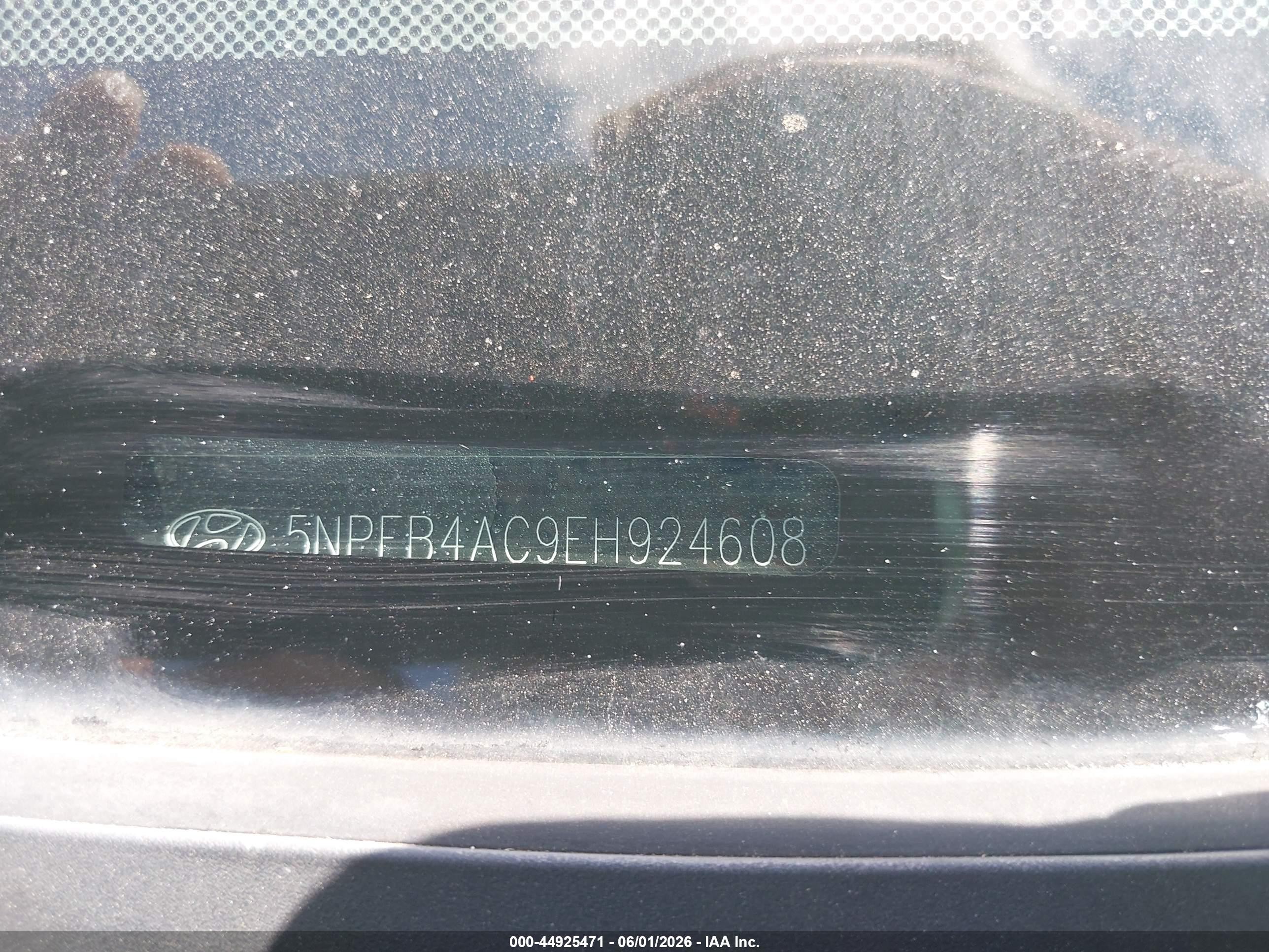 2014 Hyundai Sonata Gls Gray vin: 5NPEB4AC9EH924608