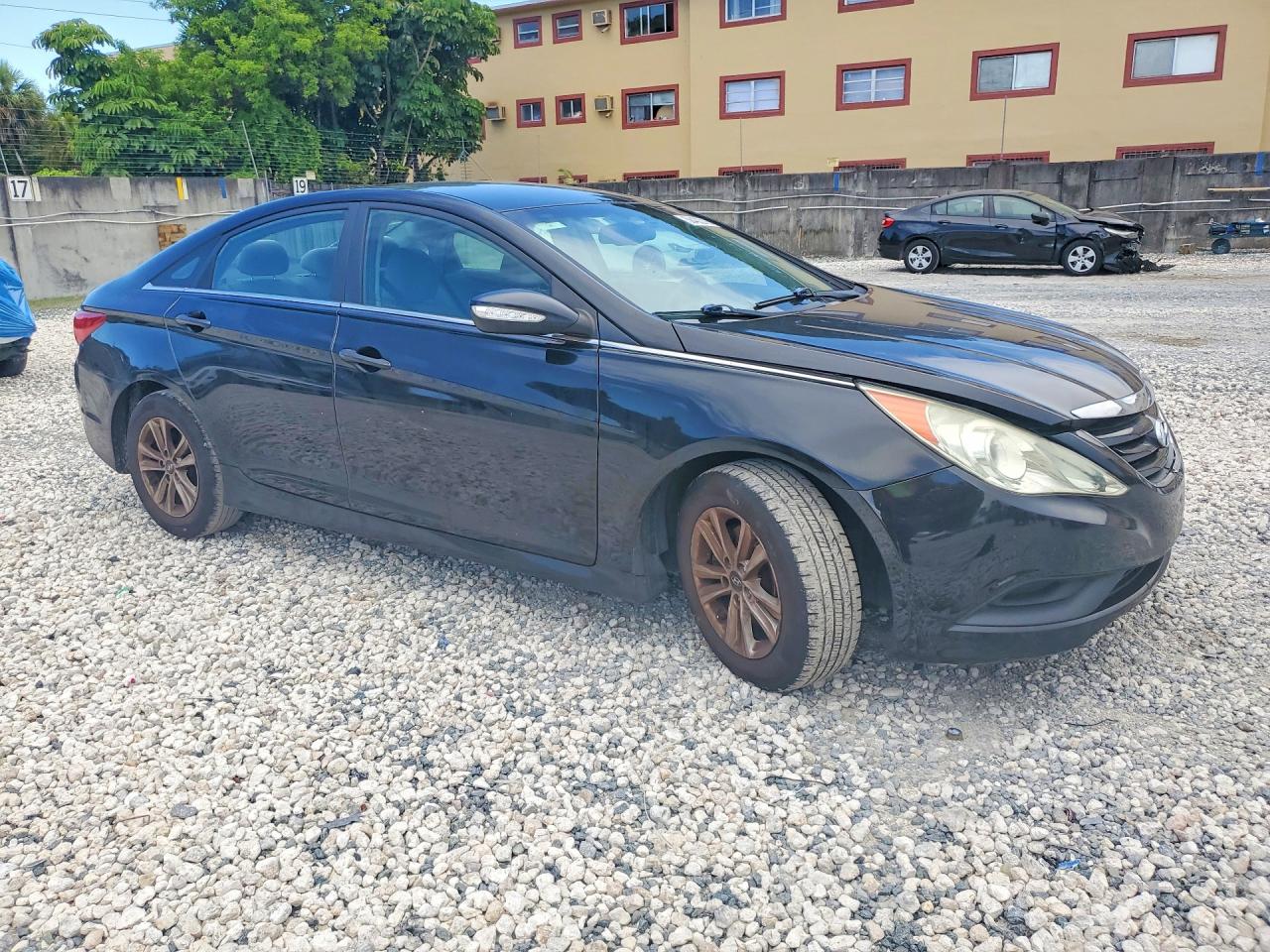 2014 Hyundai Sonata Gls Black vin: 5NPEB4AC9EH925001