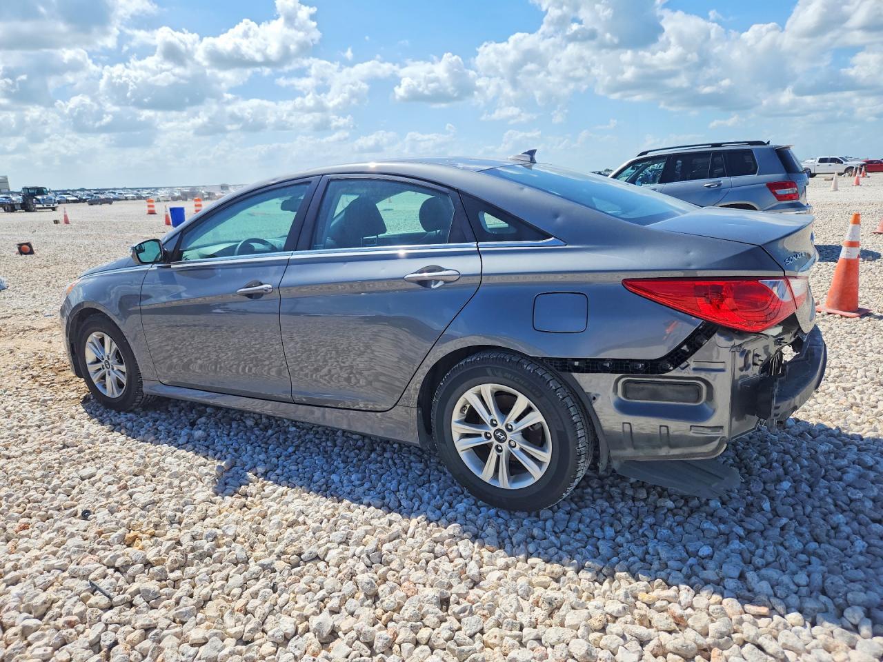 2014 Hyundai Sonata Gls Gray vin: 5NPEB4AC9EH926553