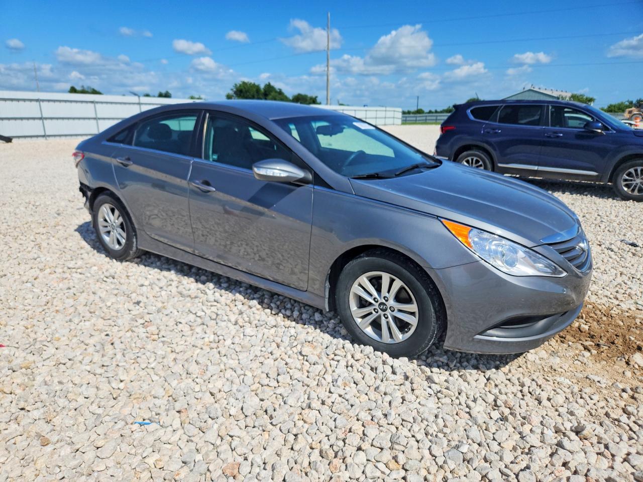 2014 Hyundai Sonata Gls Gray vin: 5NPEB4AC9EH926553