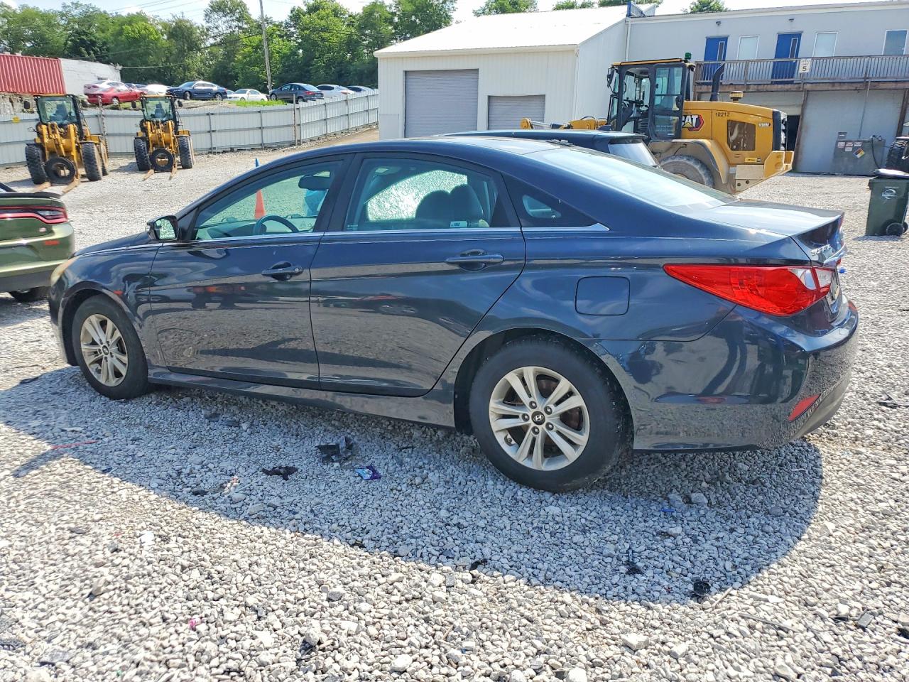 2014 Hyundai Sonata Gls Blue vin: 5NPEB4AC9EH929596