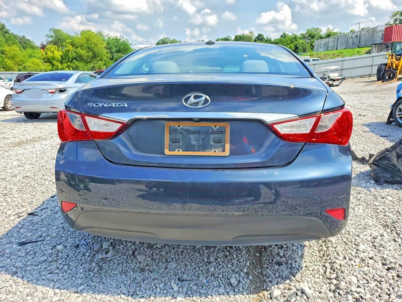 2014 Hyundai Sonata Gls Blue vin: 5NPEB4AC9EH929596