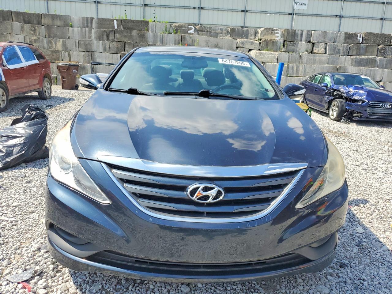 2014 Hyundai Sonata Gls Blue vin: 5NPEB4AC9EH929596