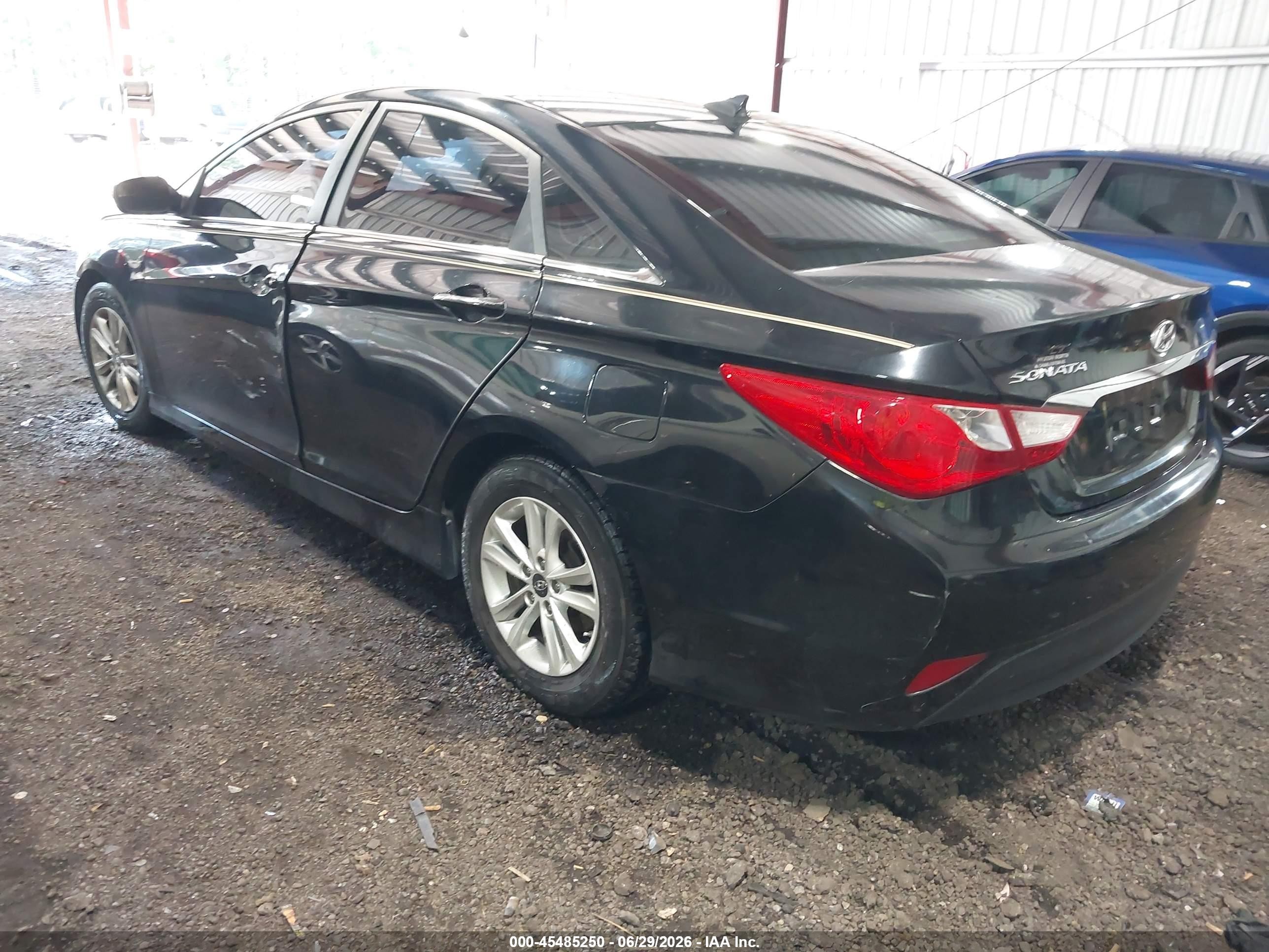 2014 Hyundai Sonata Gls Black vin: 5NPEB4AC9EH934748