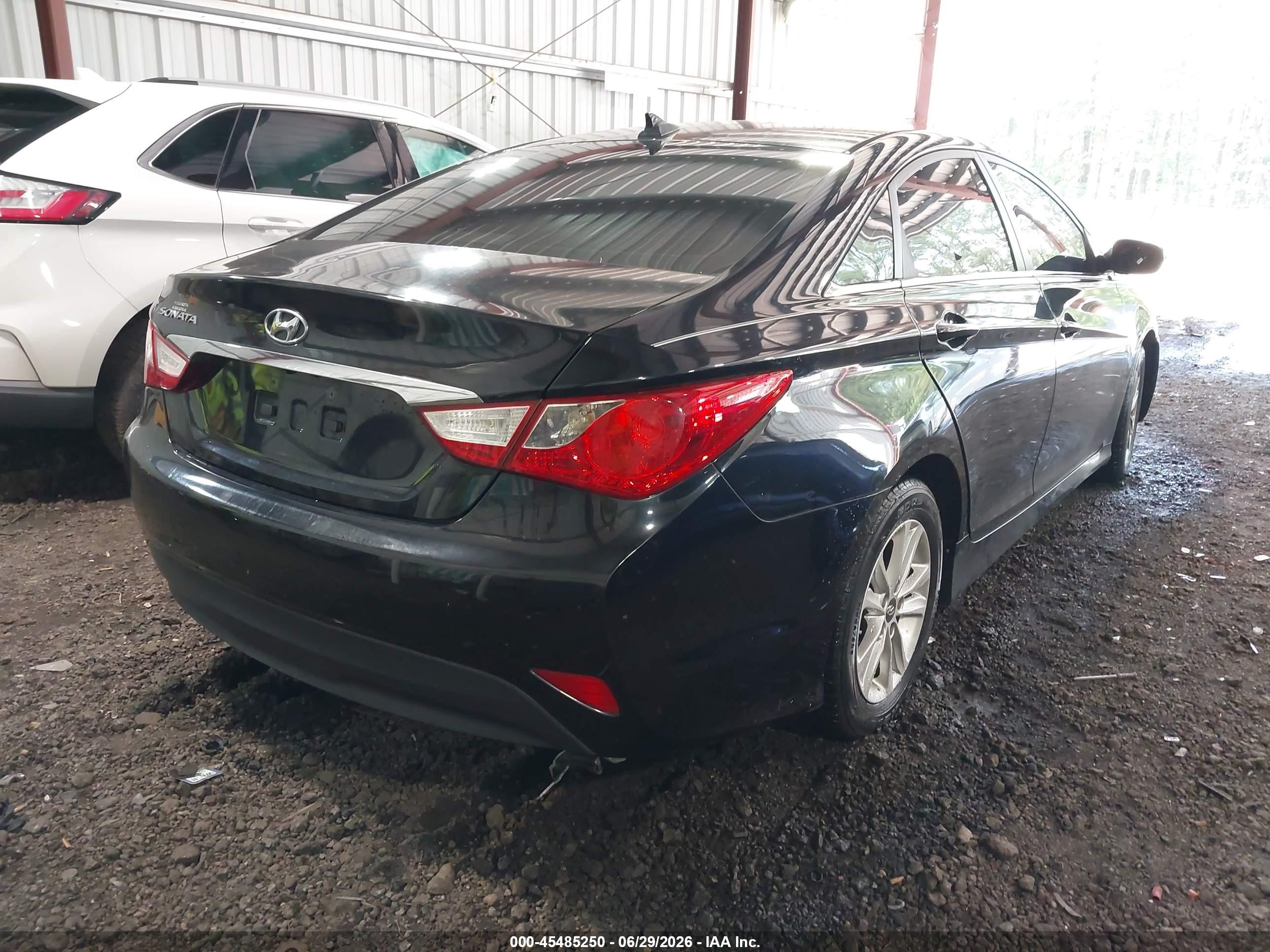 2014 Hyundai Sonata Gls Black vin: 5NPEB4AC9EH934748