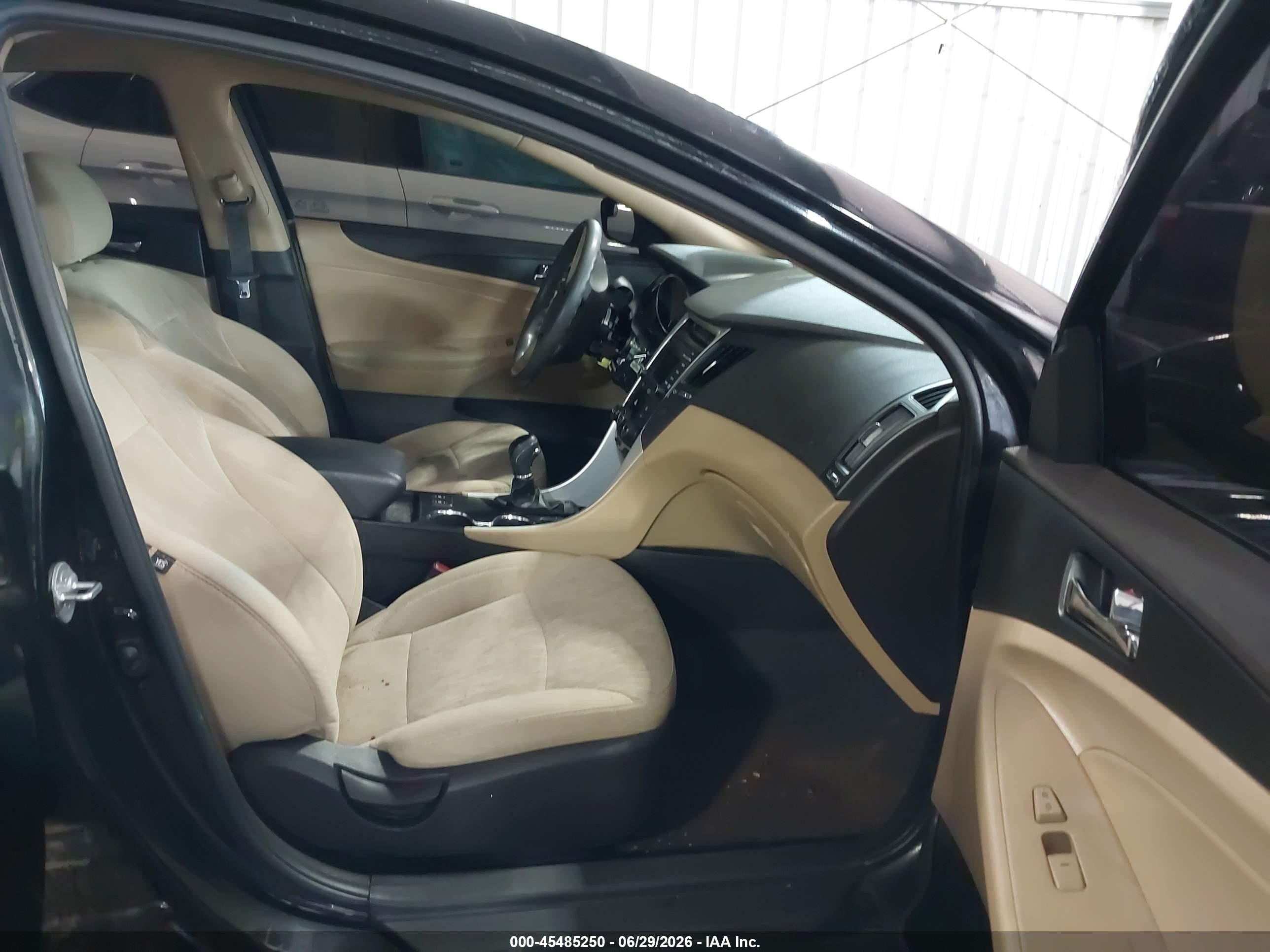 2014 Hyundai Sonata Gls Black vin: 5NPEB4AC9EH934748