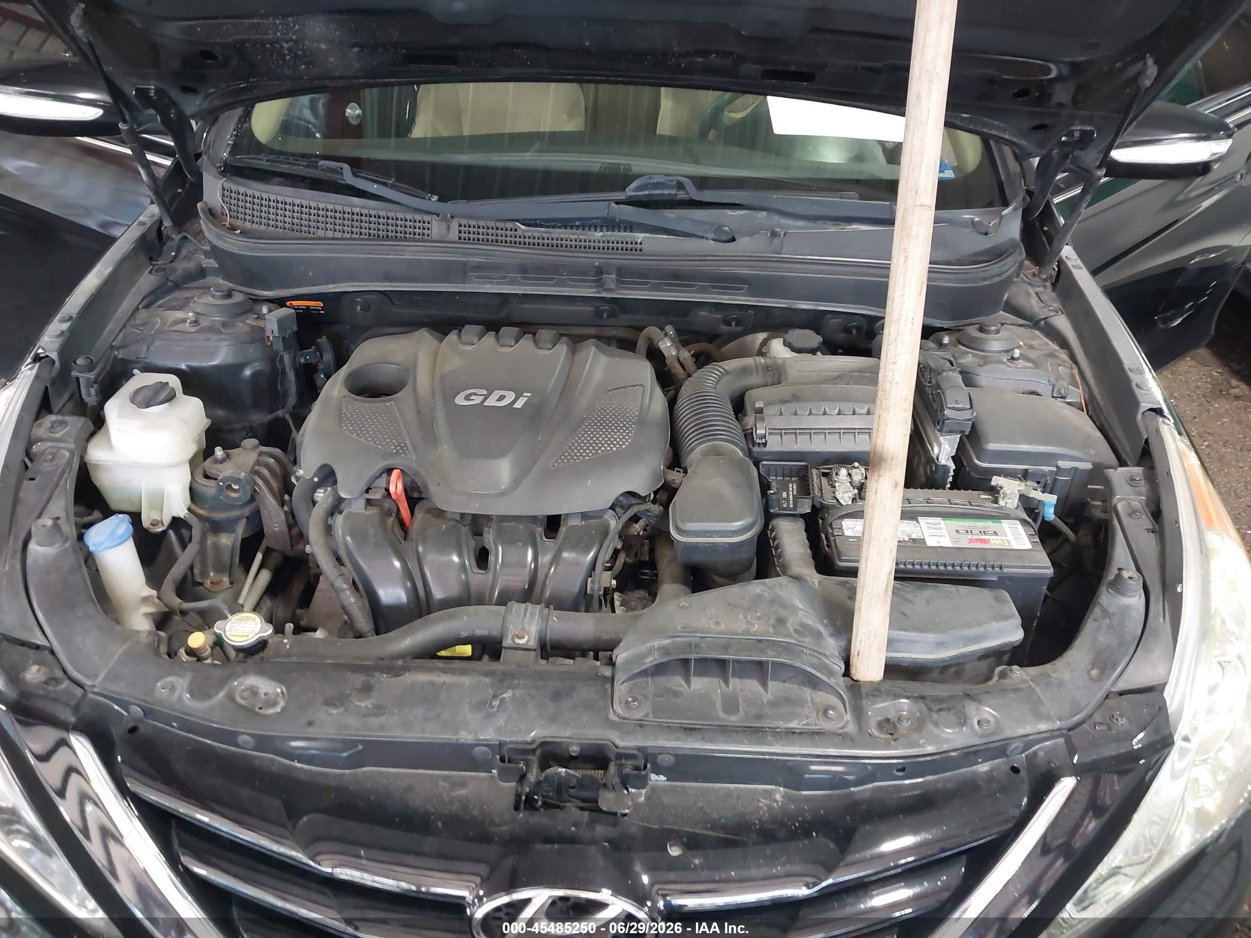 2014 Hyundai Sonata Gls Black vin: 5NPEB4AC9EH934748