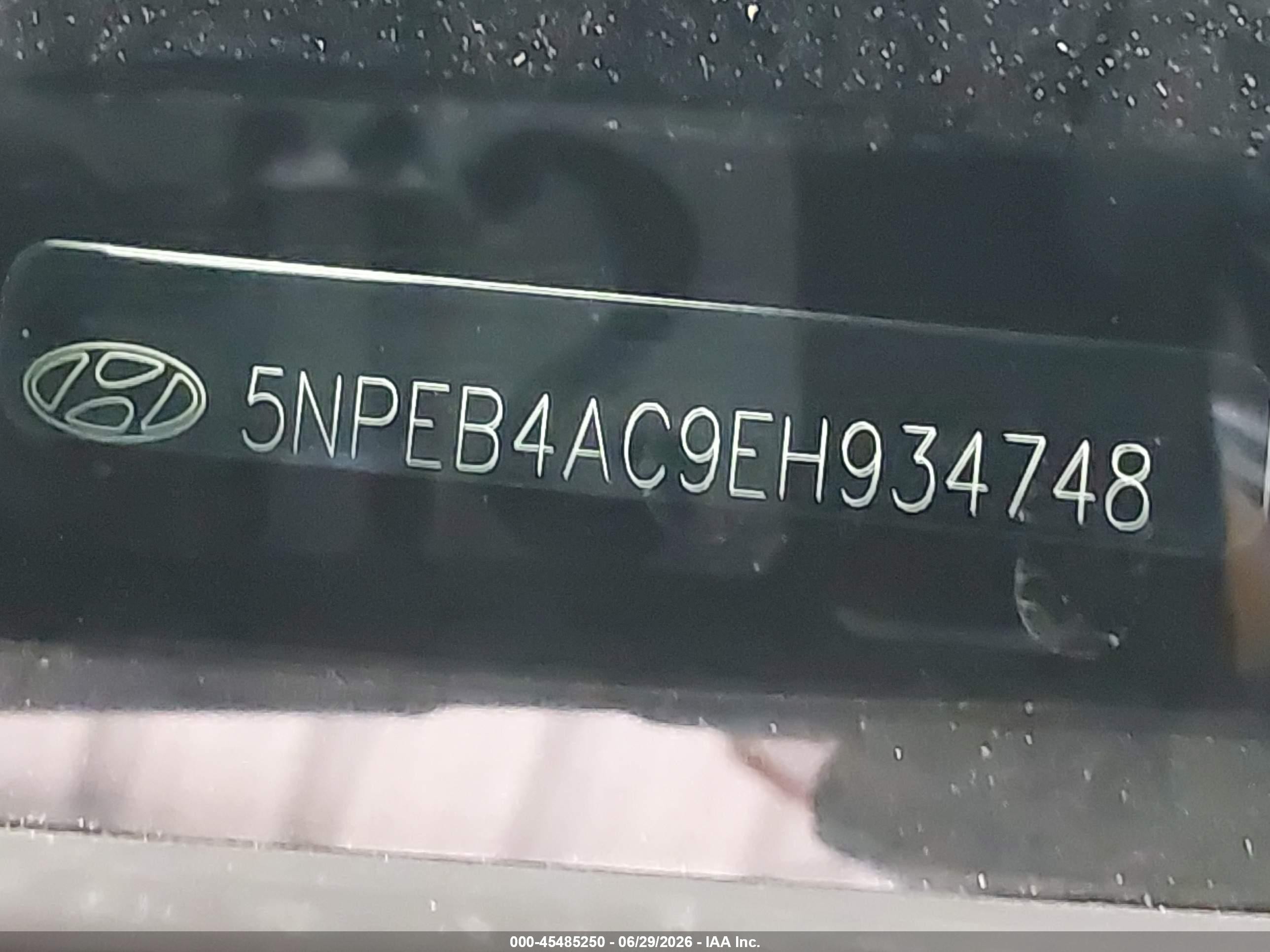 2014 Hyundai Sonata Gls Black vin: 5NPEB4AC9EH934748