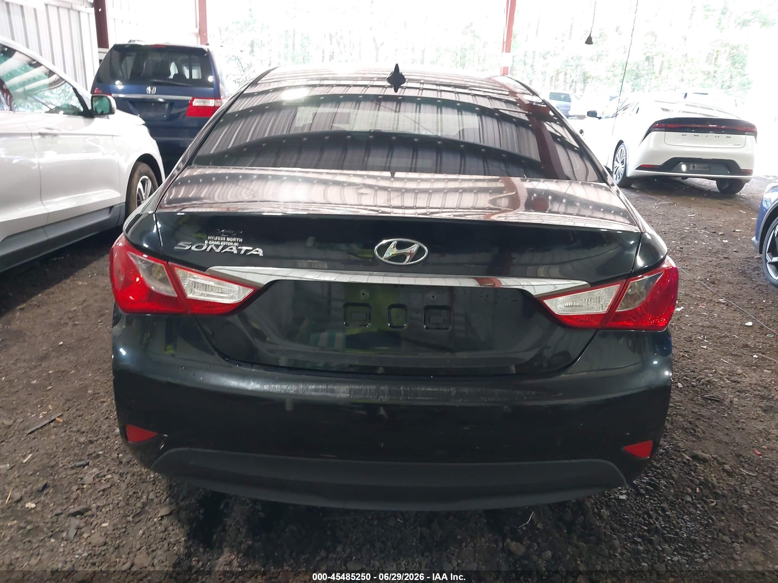 2014 Hyundai Sonata Gls Black vin: 5NPEB4AC9EH934748