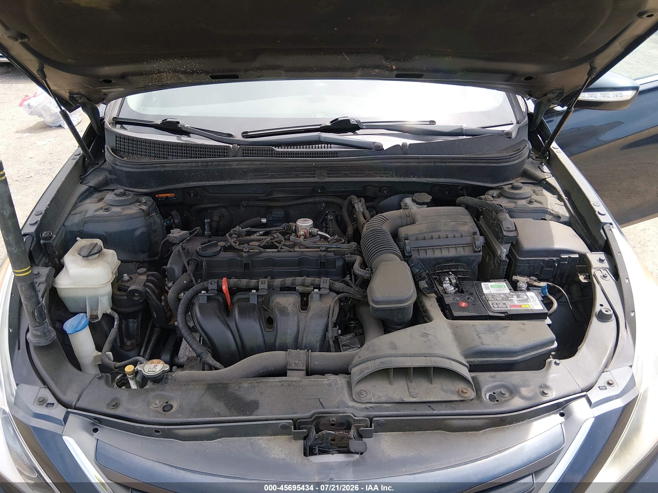 2014 Hyundai Sonata Gls Blue vin: 5NPEB4AC9EH935768