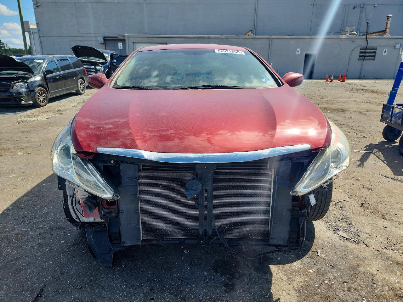 2014 Hyundai Sonata Gls Red vin: 5NPEB4AC9EH938346
