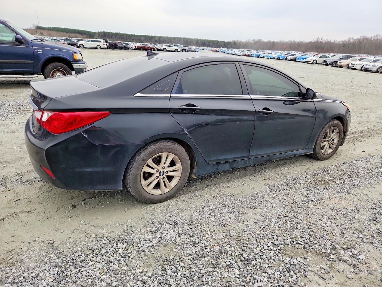 2014 Hyundai Sonata Черный vin: 5NPEB4AC9EH939836