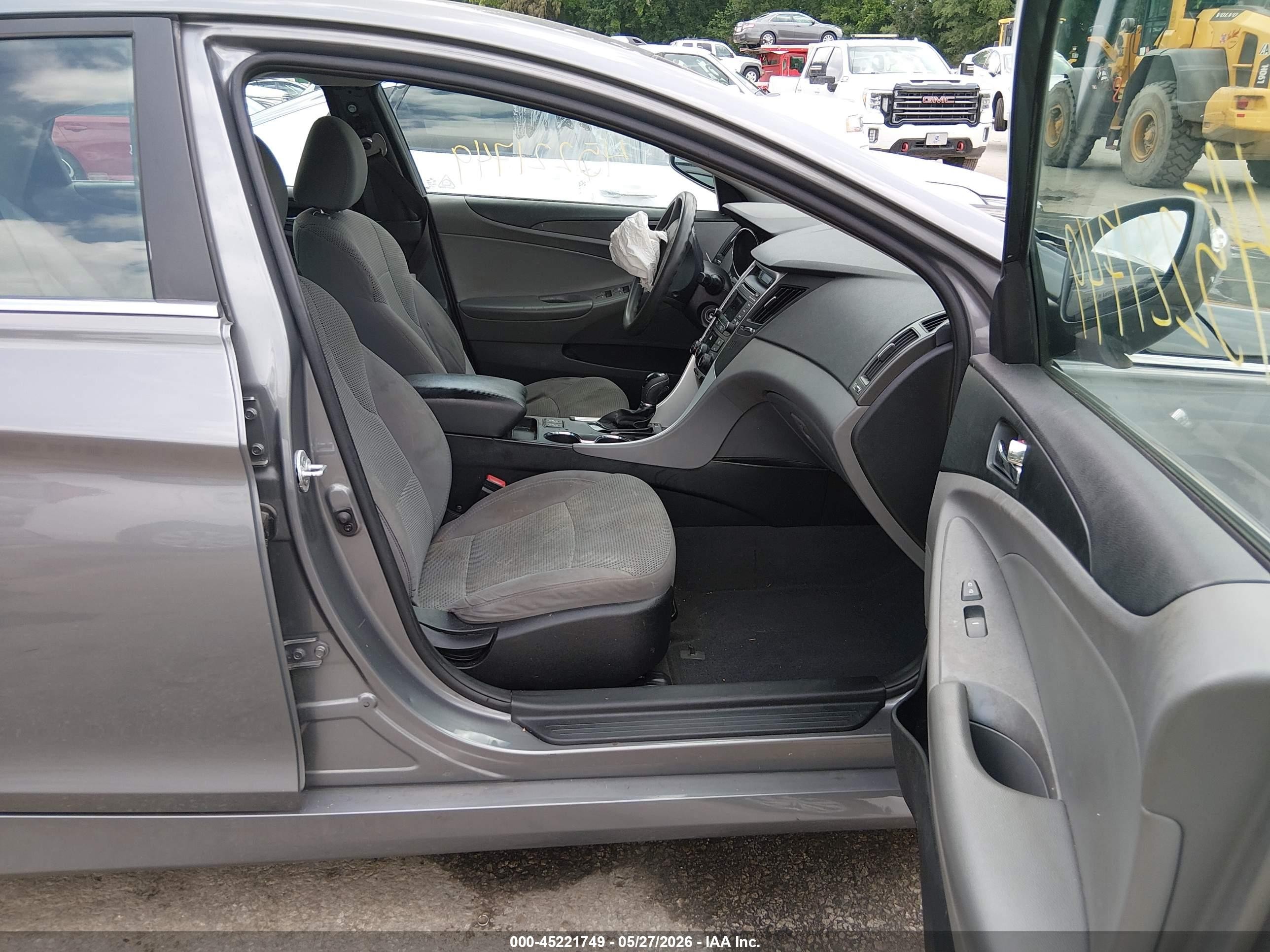 2014 Hyundai Sonata Gls Gray vin: 5NPEB4AC9EH941067