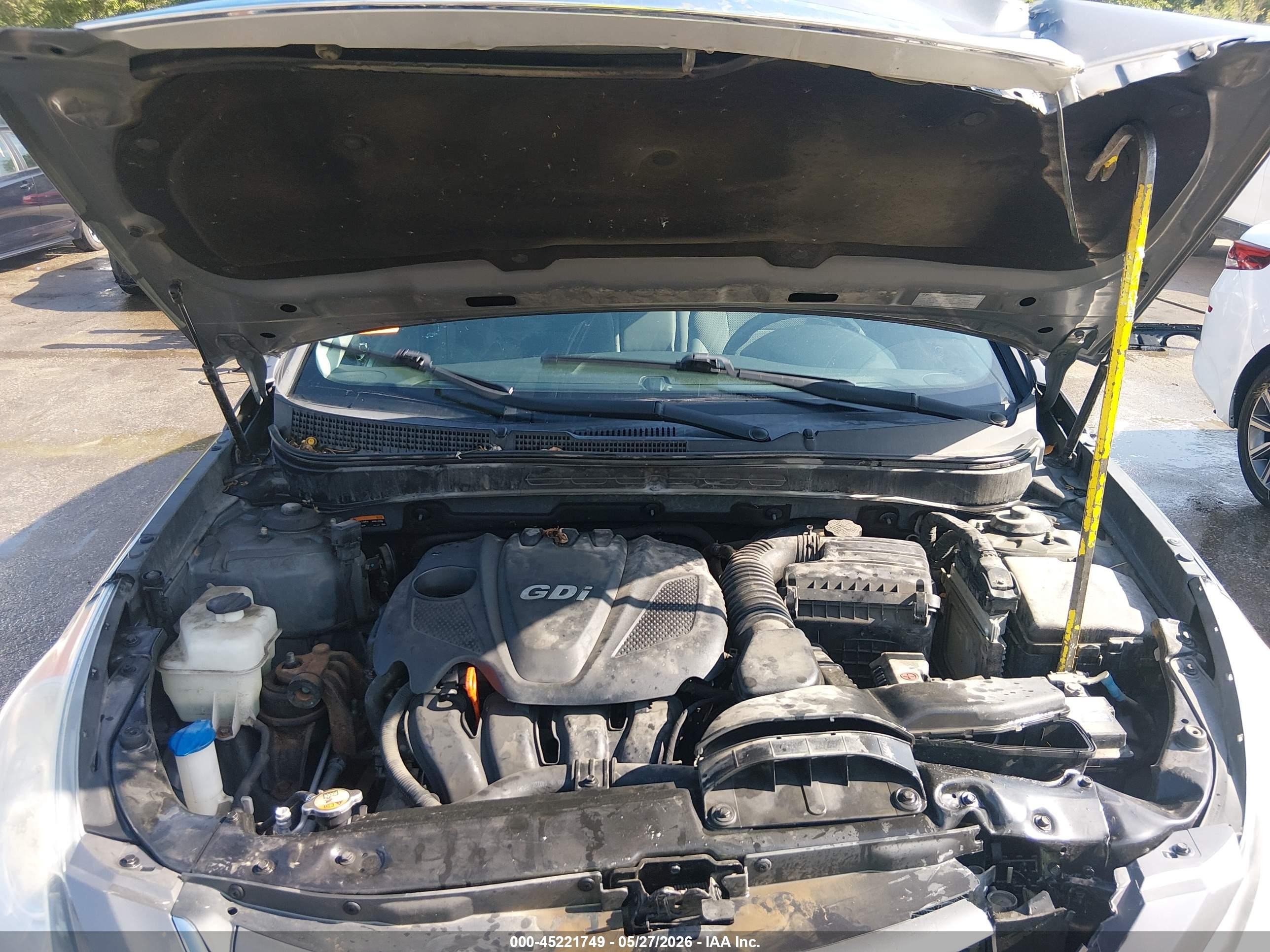 2014 Hyundai Sonata Gls Gray vin: 5NPEB4AC9EH941067