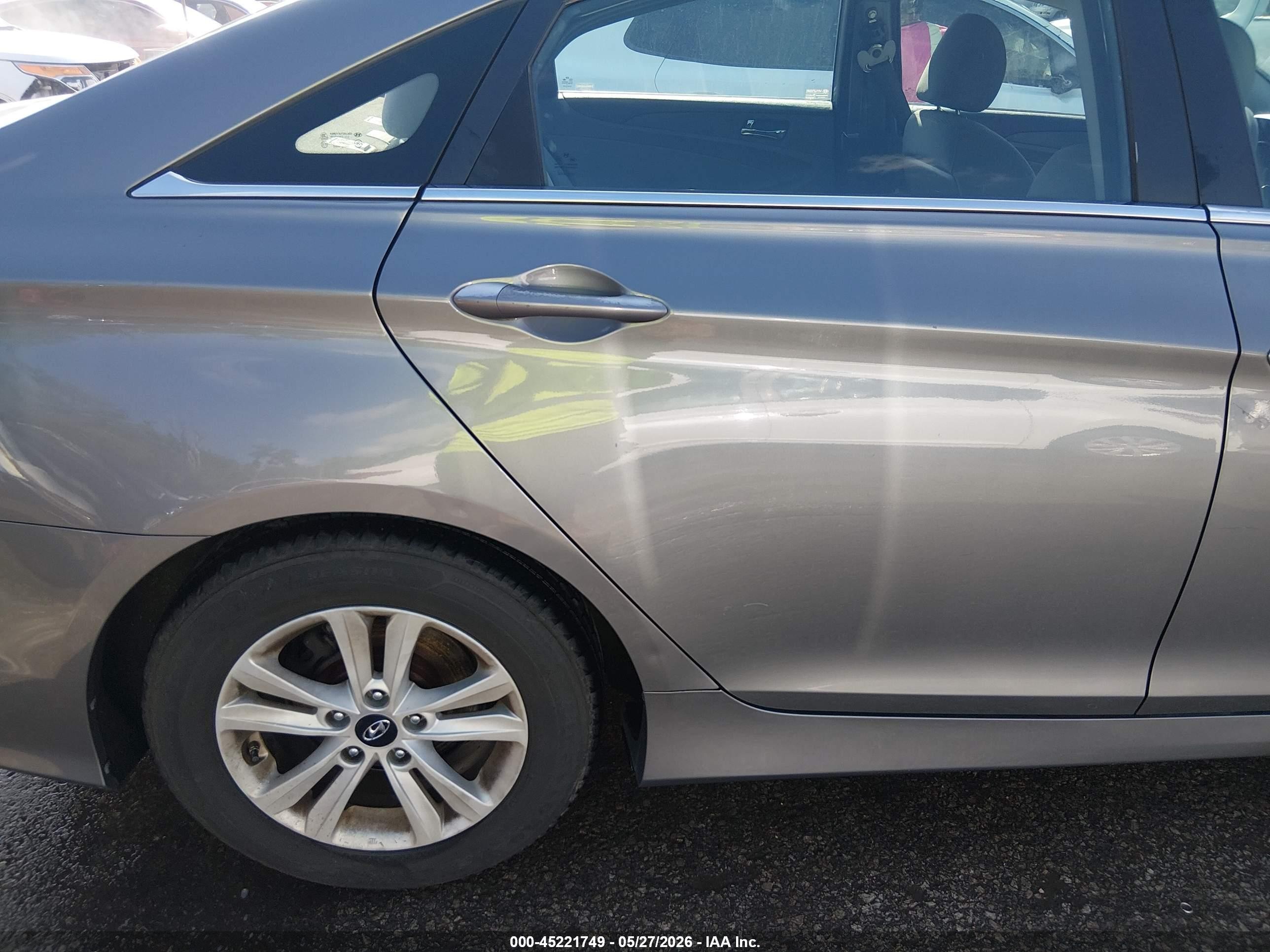 2014 Hyundai Sonata Gls Gray vin: 5NPEB4AC9EH941067