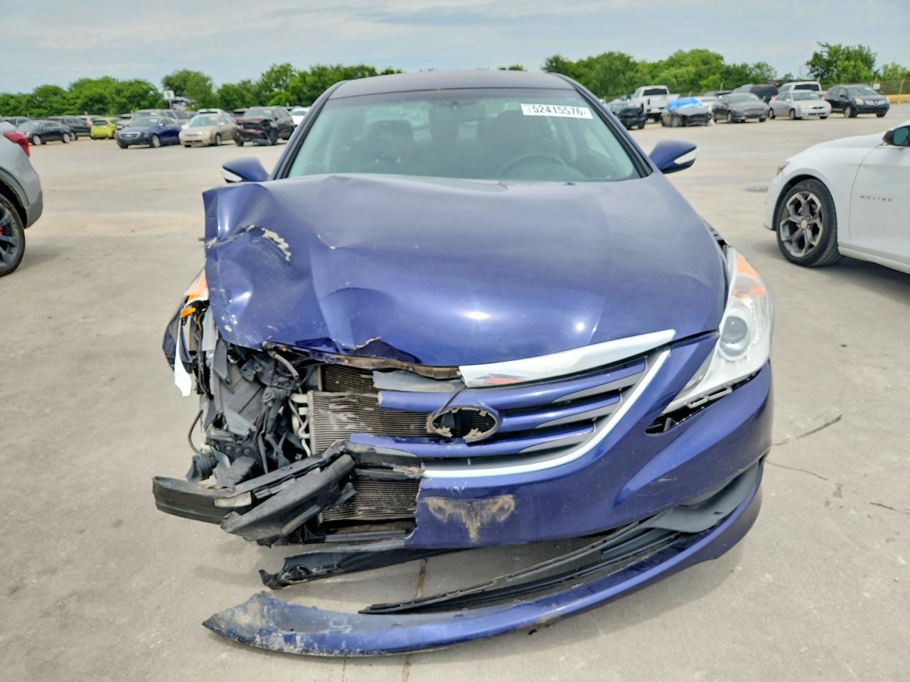2014 Hyundai Sonata Gls Blue vin: 5NPEB4AC9EH941490