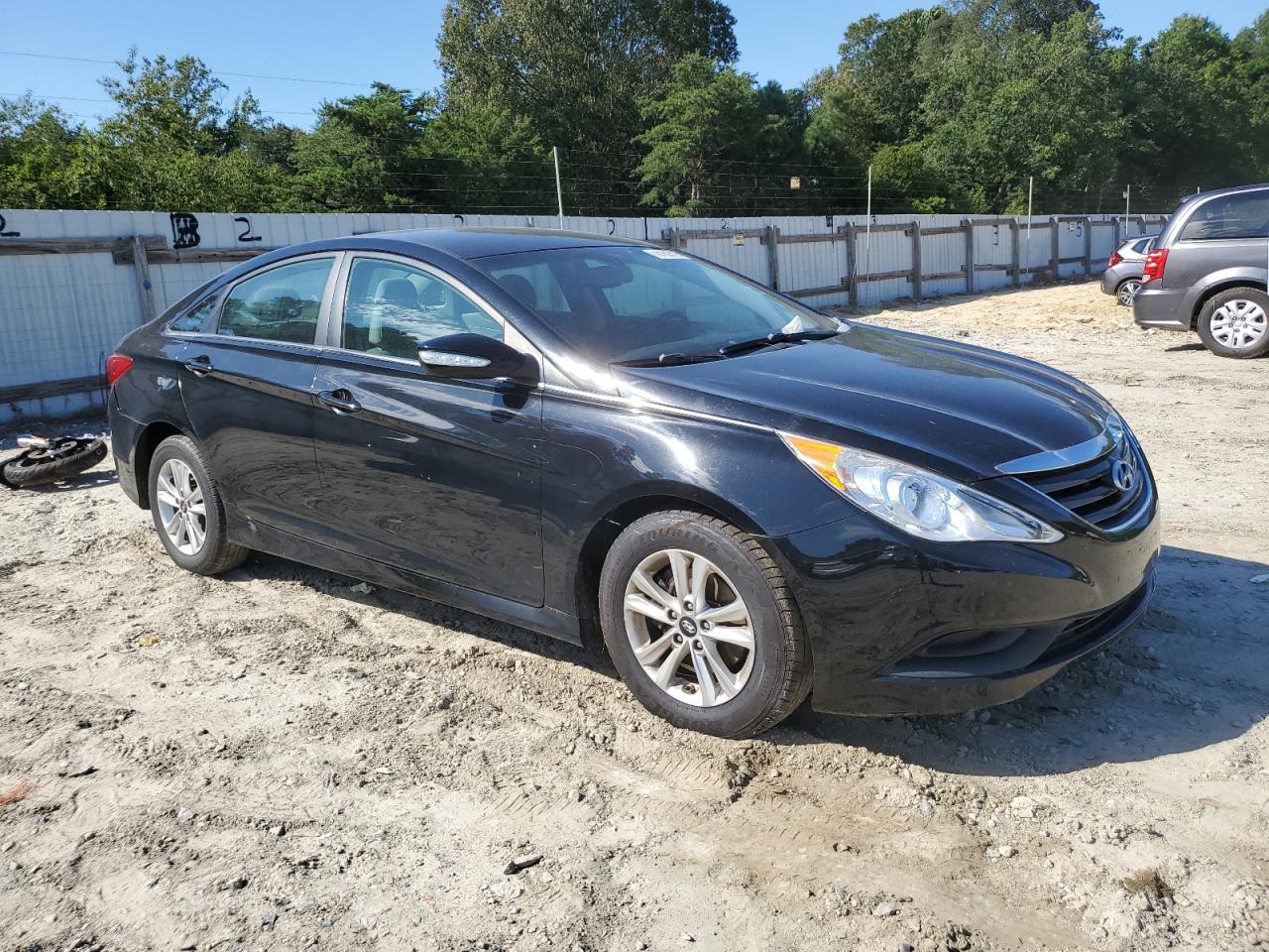 2014 Hyundai Sonata Gls Черный vin: 5NPEB4AC9EH944387