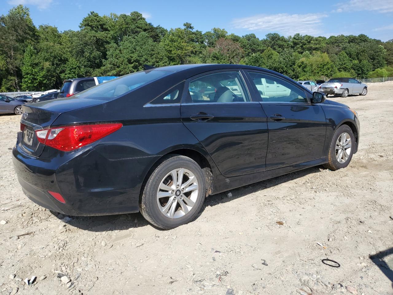 2014 Hyundai Sonata Gls Черный vin: 5NPEB4AC9EH944387