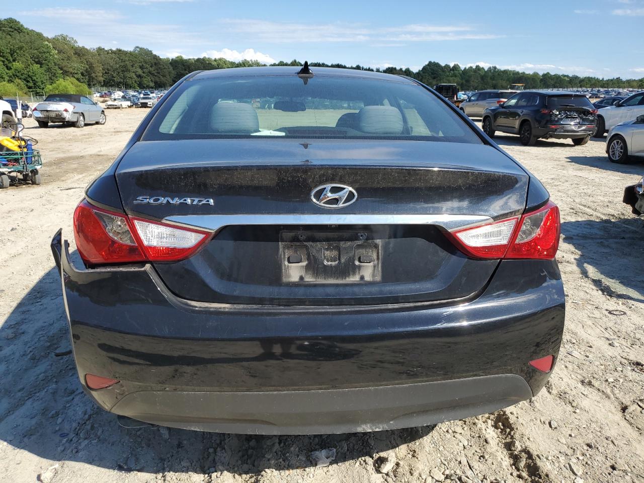2014 Hyundai Sonata Gls Черный vin: 5NPEB4AC9EH944387