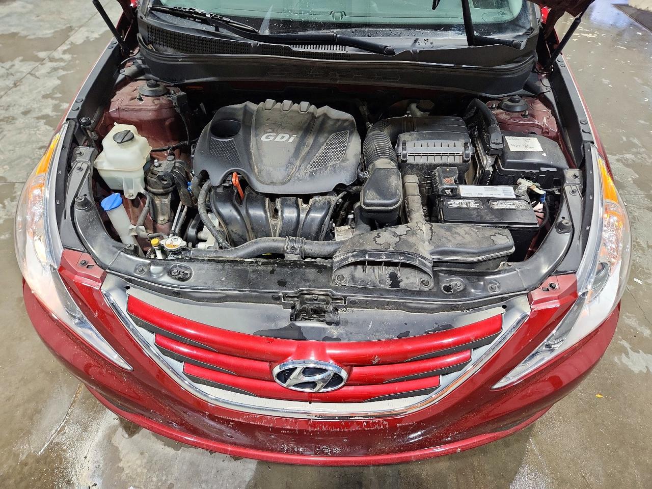 2014 Hyundai Sonata Gls Red vin: 5NPEB4AC9EH946074