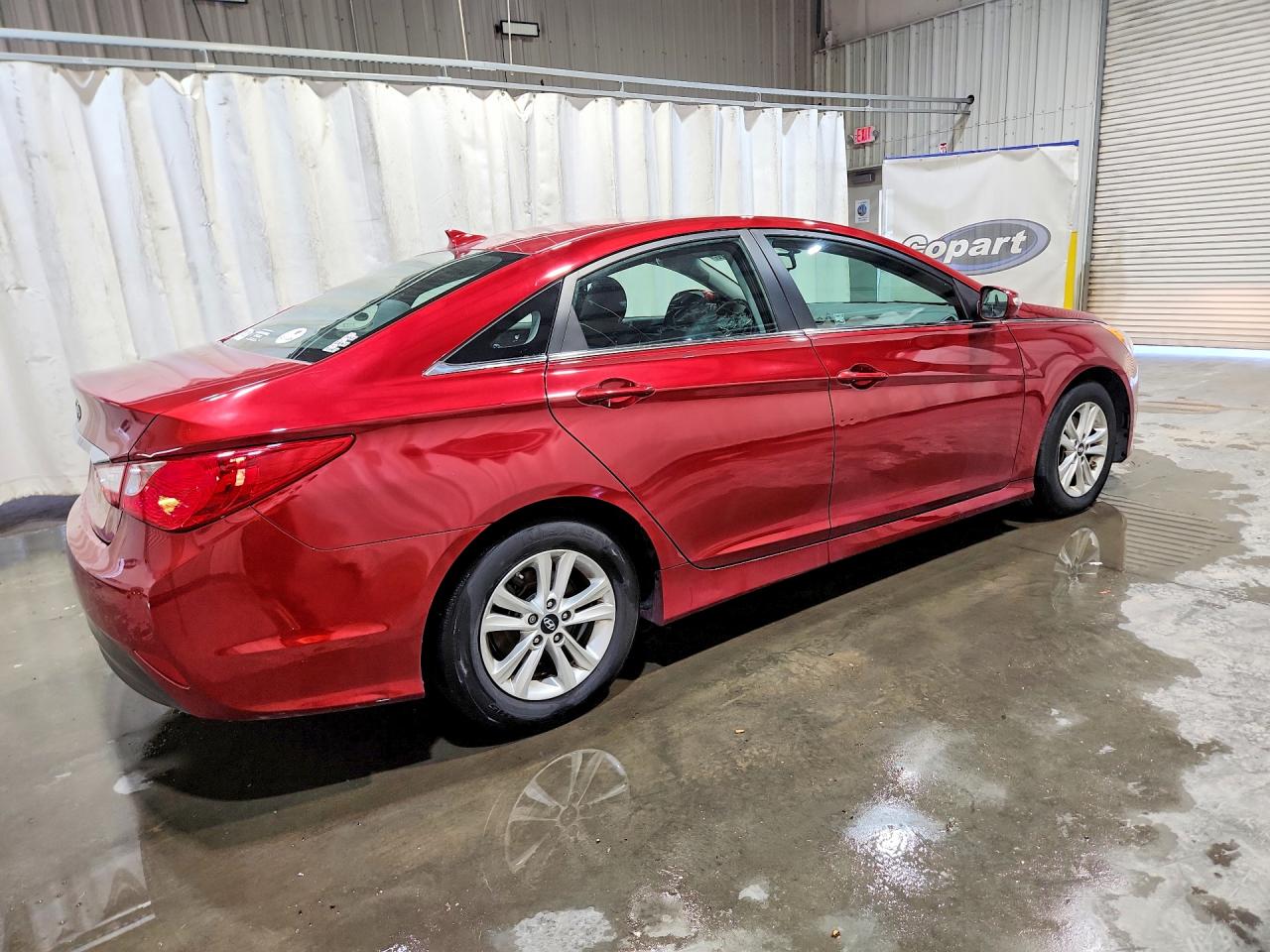2014 Hyundai Sonata Gls Red vin: 5NPEB4AC9EH946074