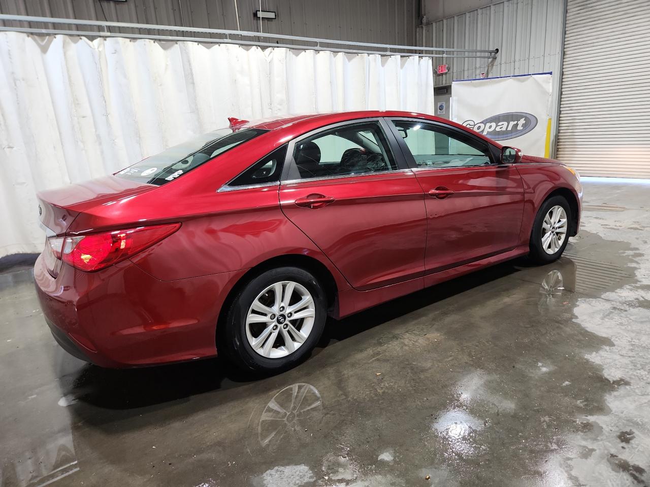 2014 Hyundai Sonata Gls Red vin: 5NPEB4AC9EH946074 Damage: Right Front Door, Multiple Dents/Paint Damage, 2