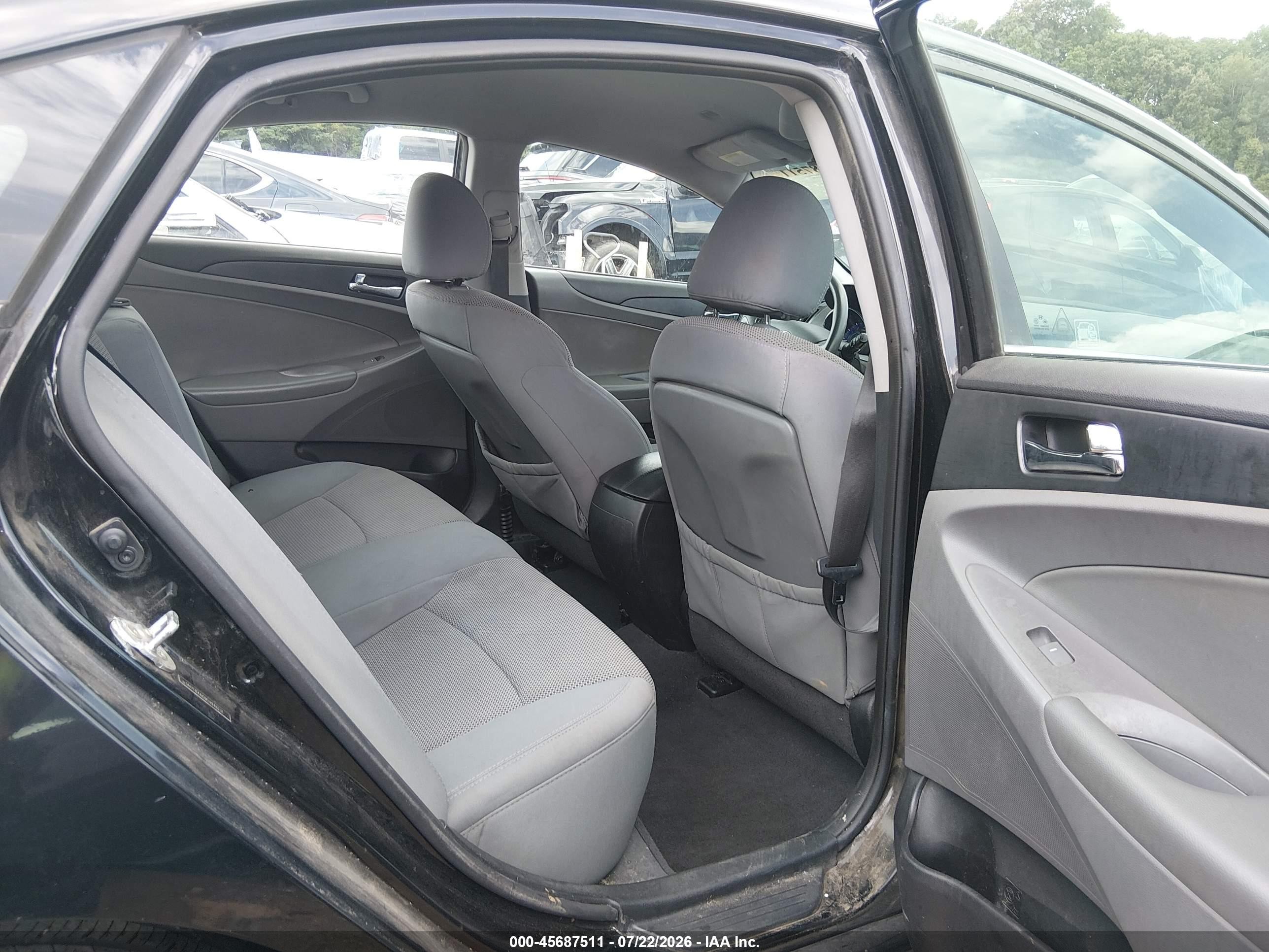 2014 Hyundai Sonata Gls Black vin: 5NPEB4AC9EH948231