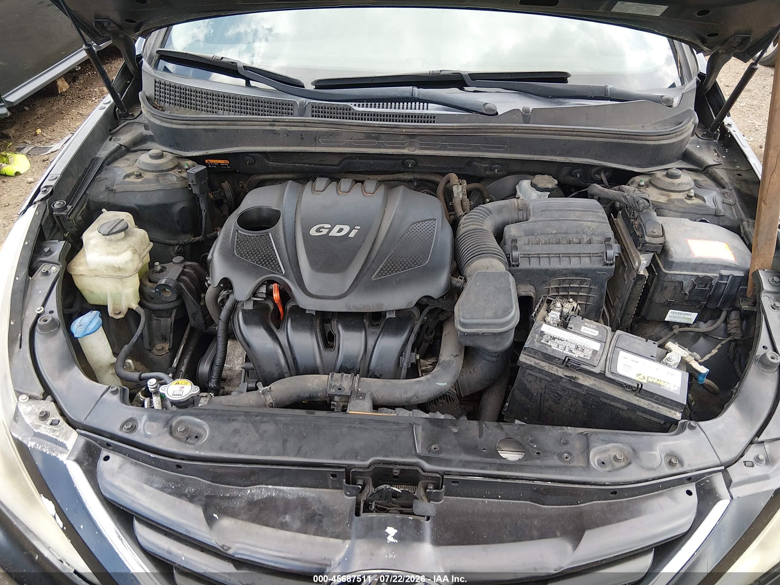 2014 Hyundai Sonata Gls Black vin: 5NPEB4AC9EH948231
