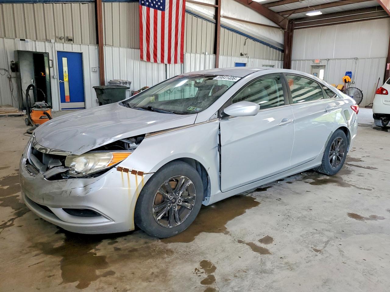 2011 Hyundai Sonata Gls Silver vin: 5NPEB4ACXBH014526