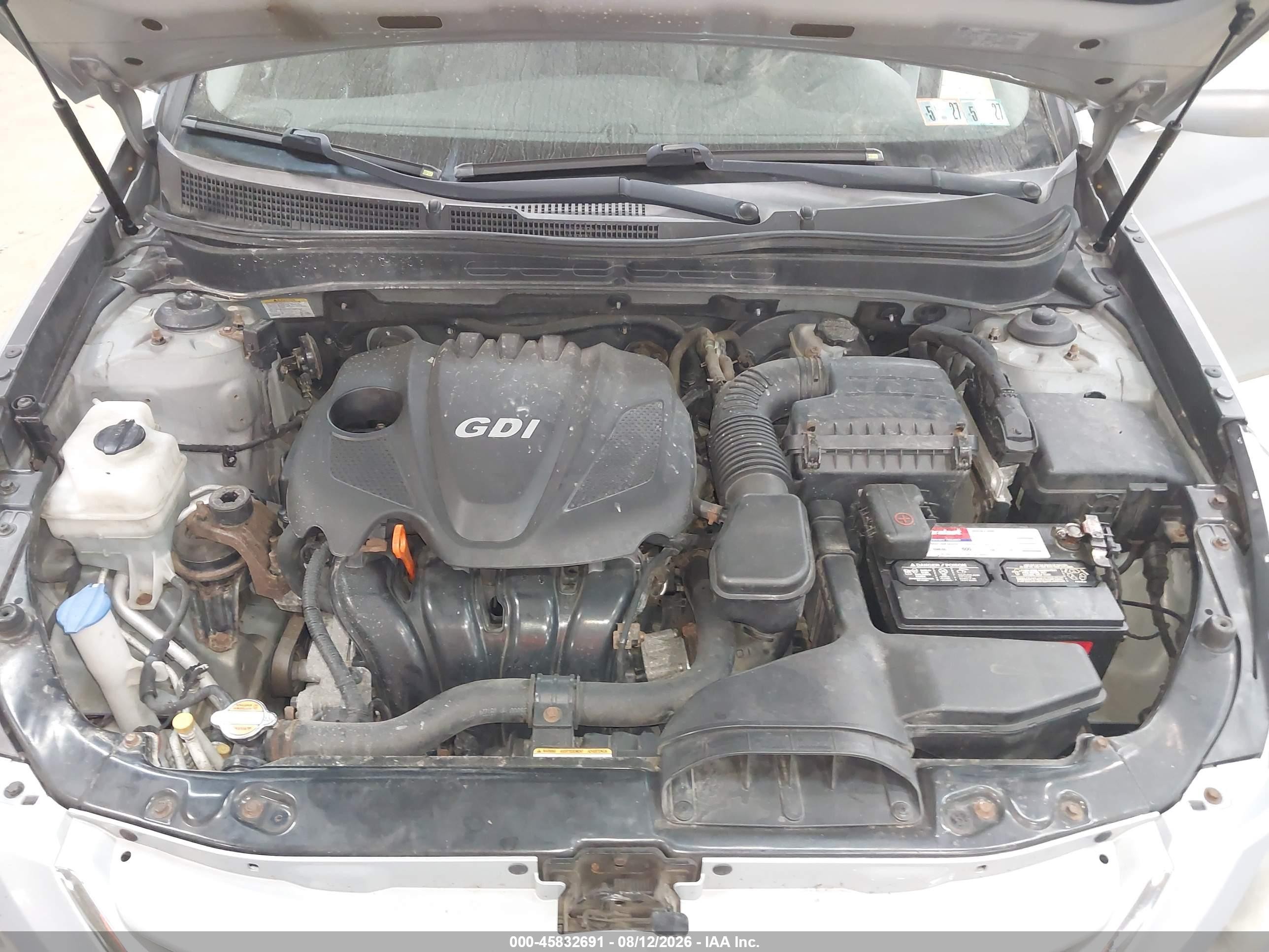 2011 Hyundai Sonata Gls Silver vin: 5NPEB4ACXBH030371