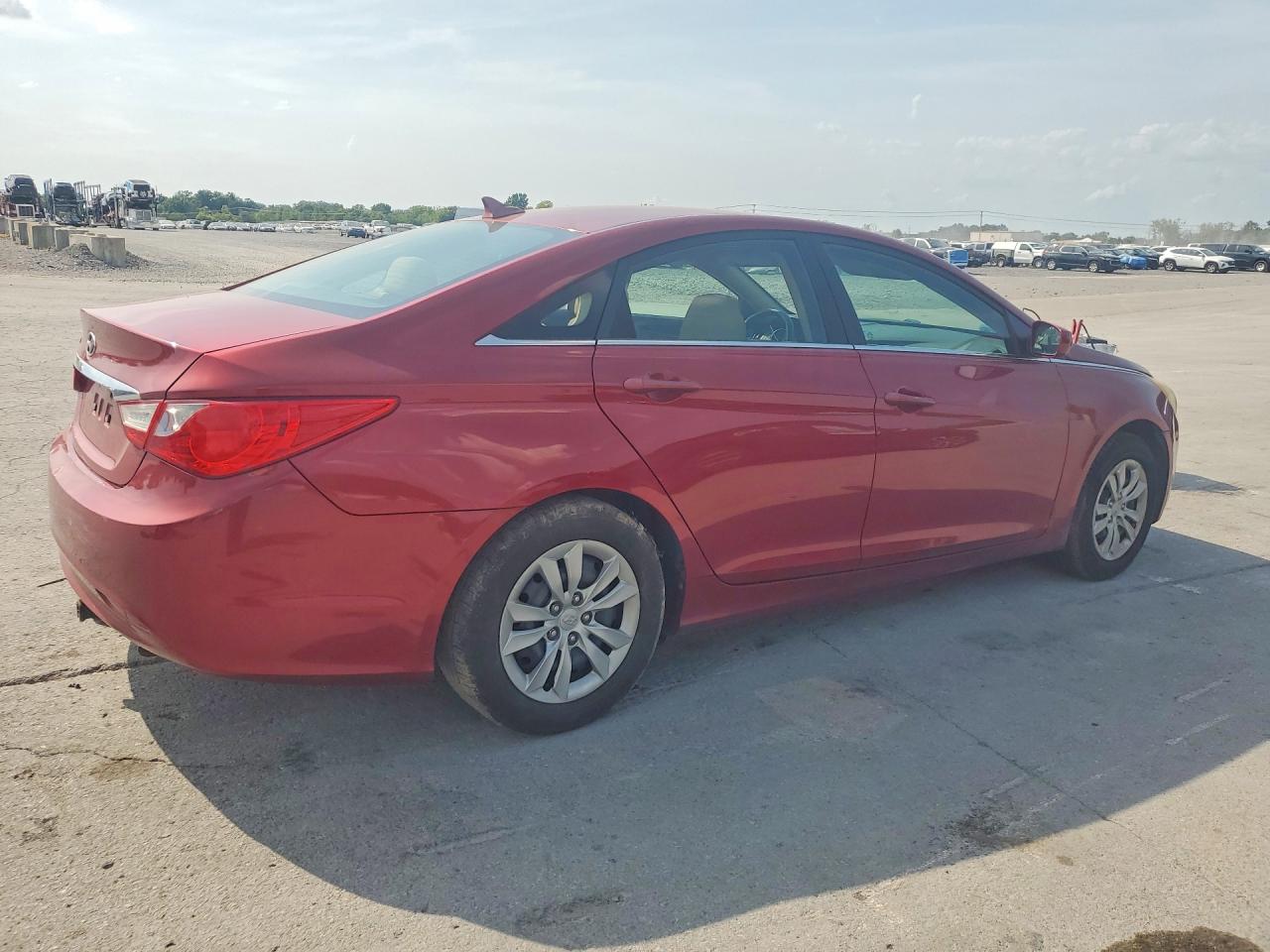 2011 Hyundai Sonata Gls Red vin: 5NPEB4ACXBH052161