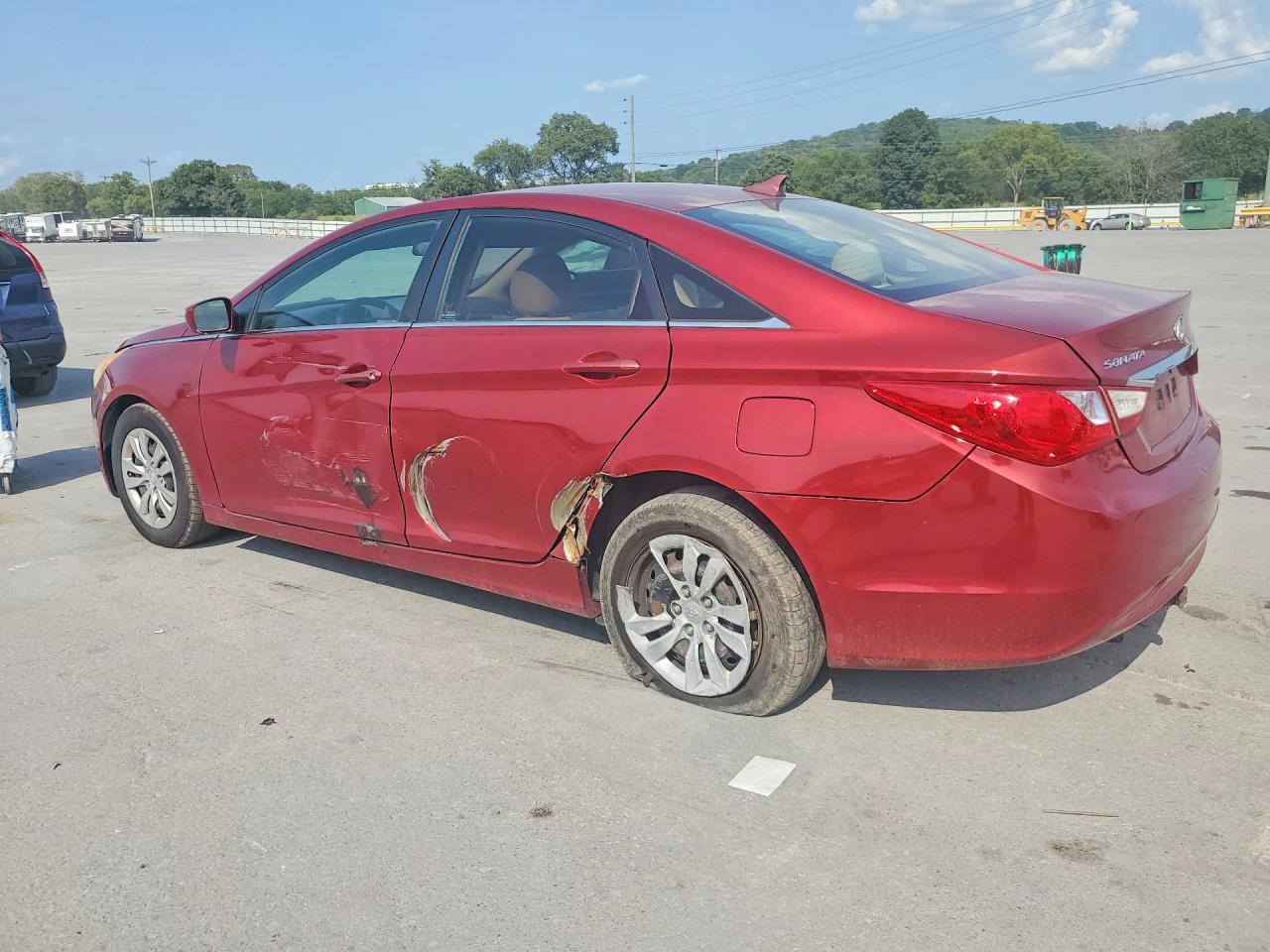 2011 Hyundai Sonata Gls Red vin: 5NPEB4ACXBH052161