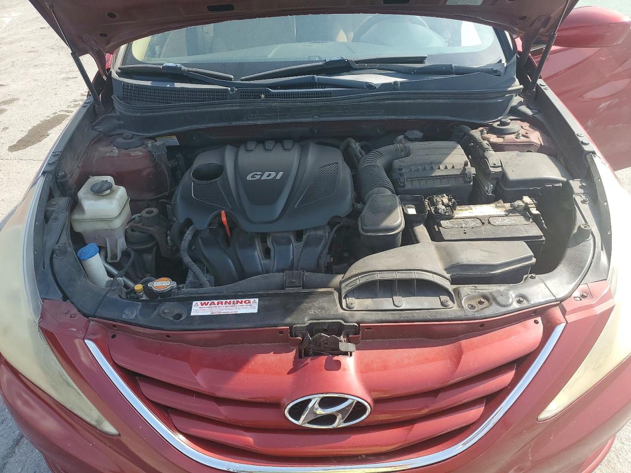 2011 Hyundai Sonata Gls Red vin: 5NPEB4ACXBH052161