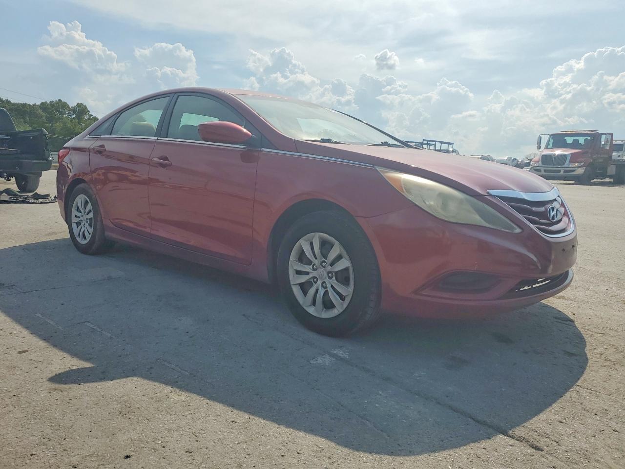2011 Hyundai Sonata Gls Red vin: 5NPEB4ACXBH052161