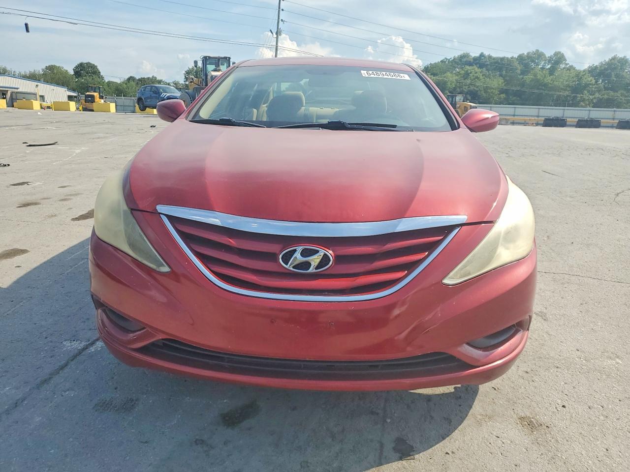 2011 Hyundai Sonata Gls Red vin: 5NPEB4ACXBH052161