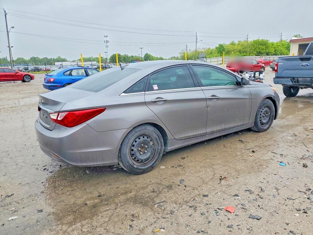 2011 Hyundai Sonata Gls Gray vin: 5NPEB4ACXBH064858