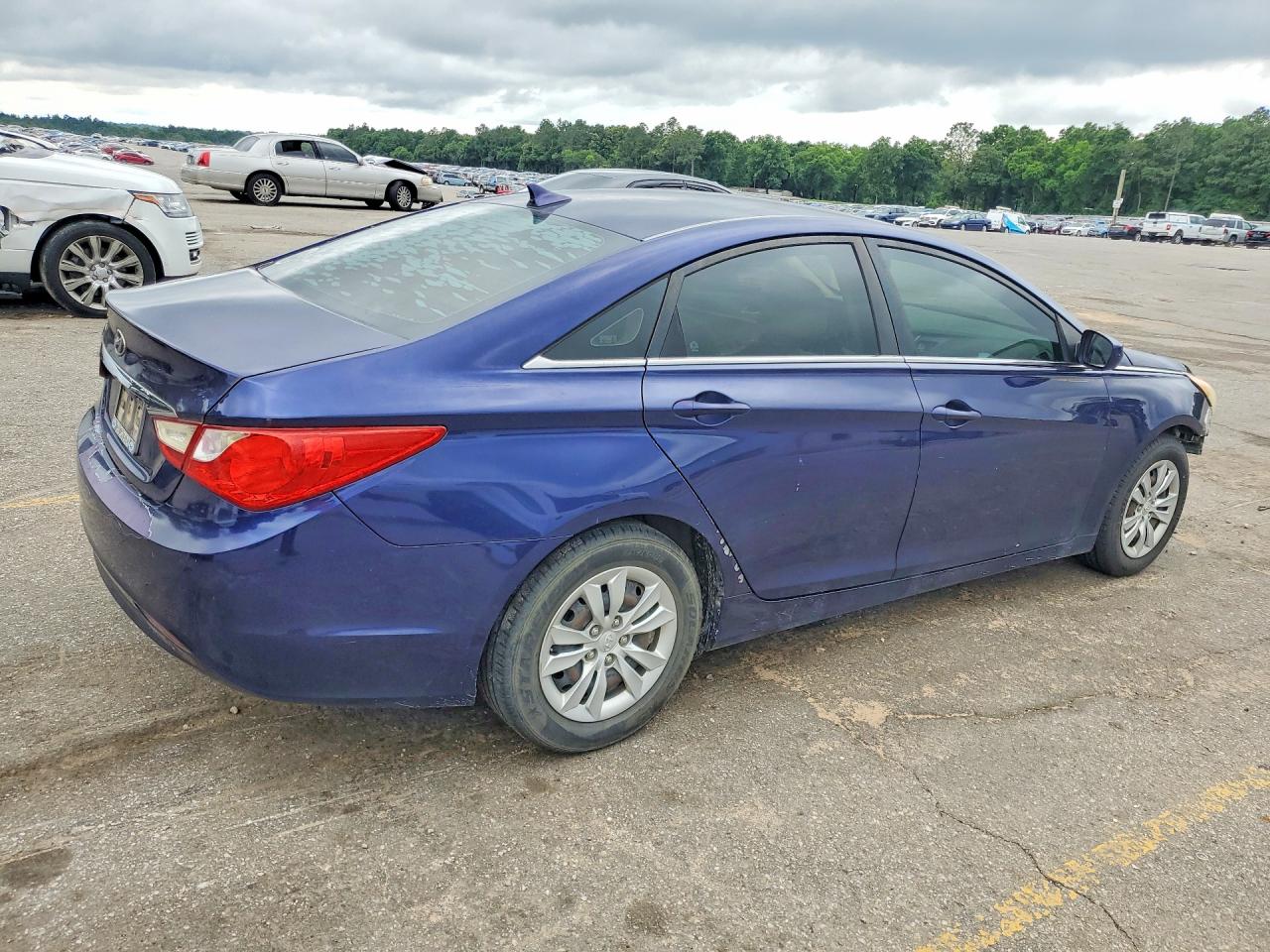 2011 Hyundai Sonata Gls Blue vin: 5NPEB4ACXBH066190