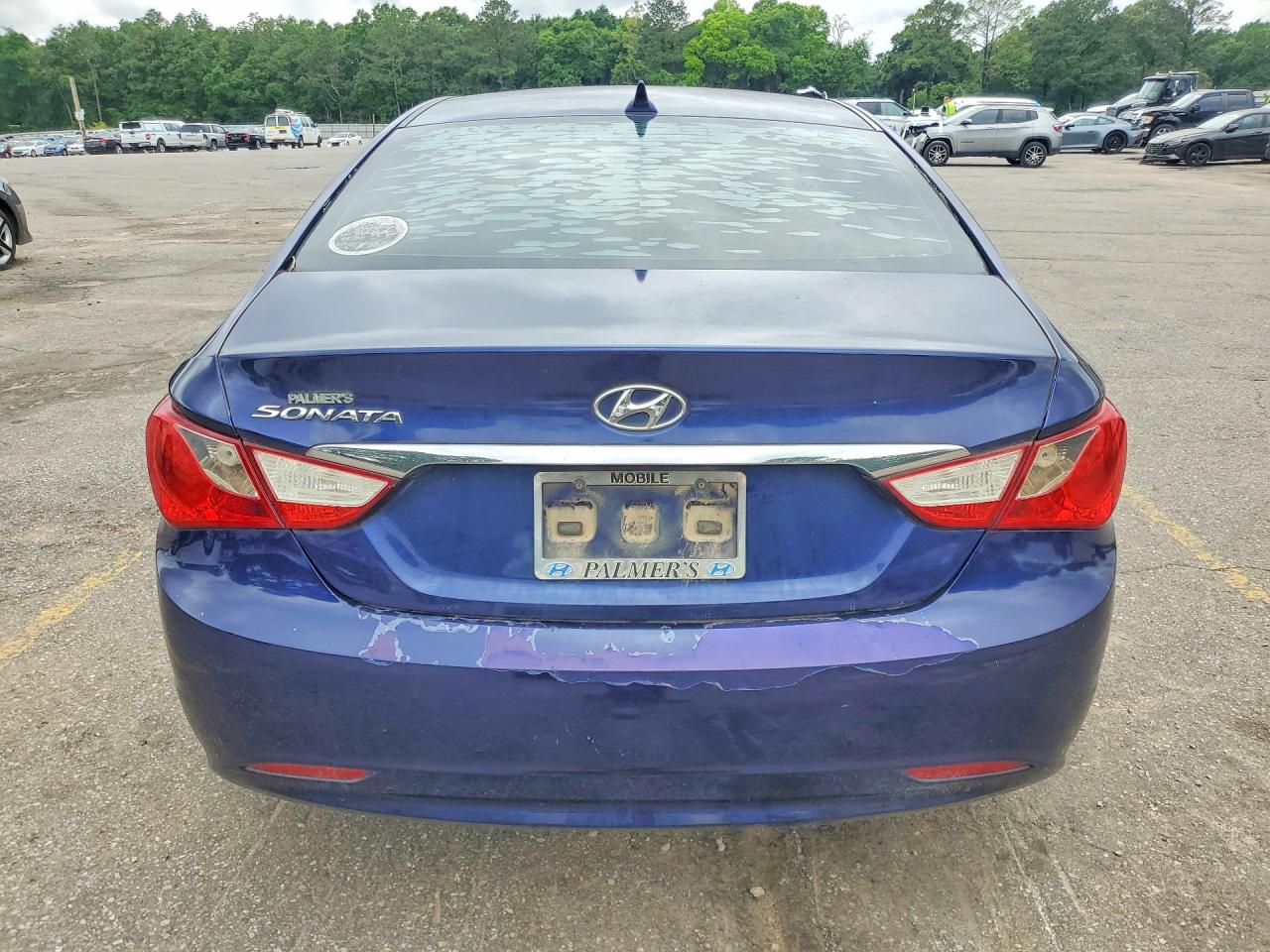 2011 Hyundai Sonata Gls Blue vin: 5NPEB4ACXBH066190