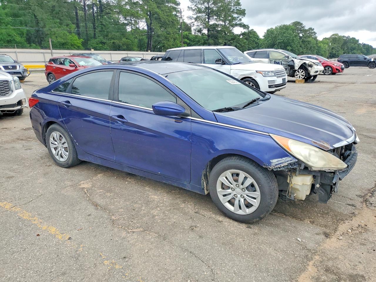 2011 Hyundai Sonata Gls Blue vin: 5NPEB4ACXBH066190