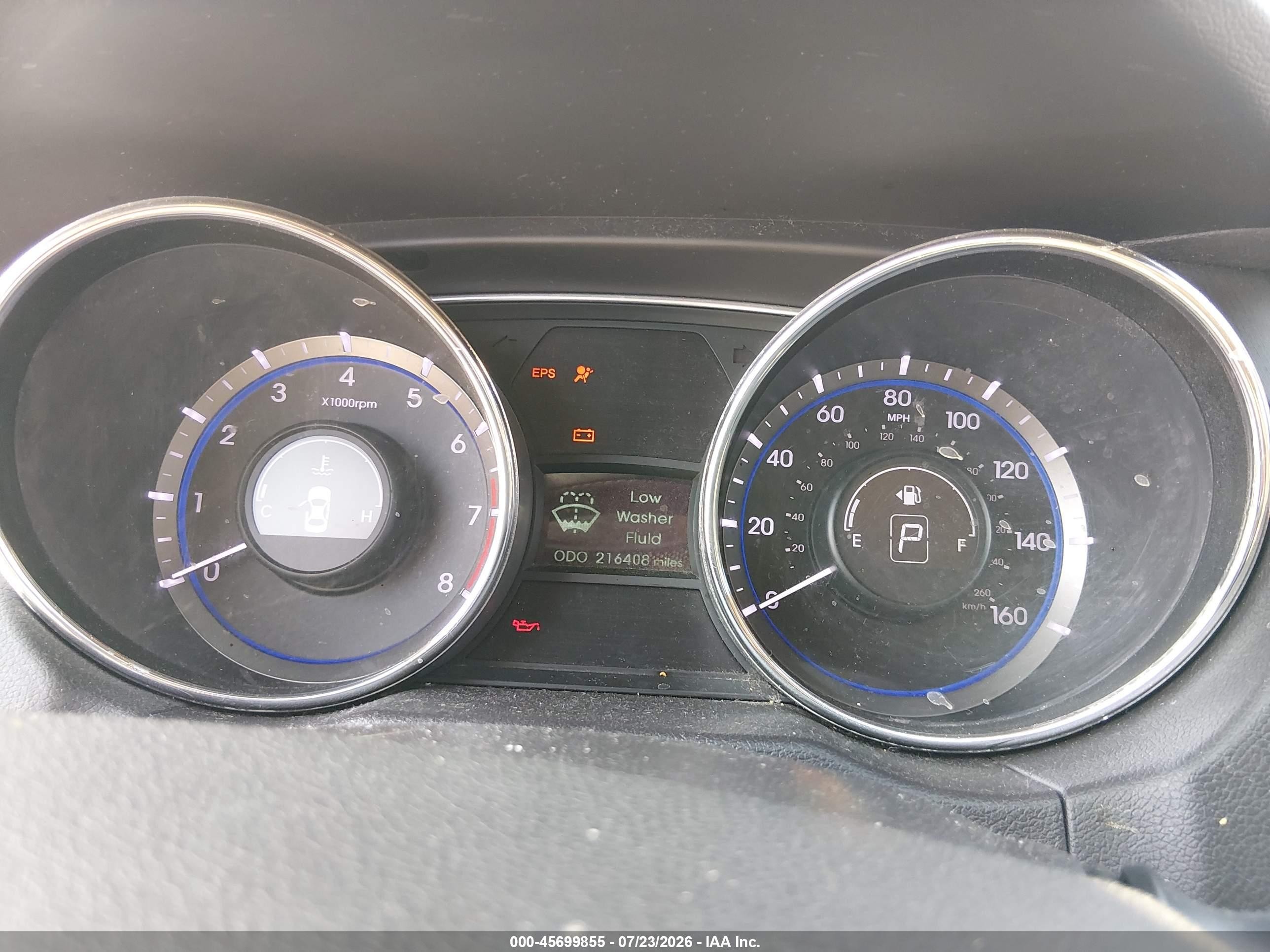 2011 Hyundai Sonata Gls White vin: 5NPEB4ACXBH069199