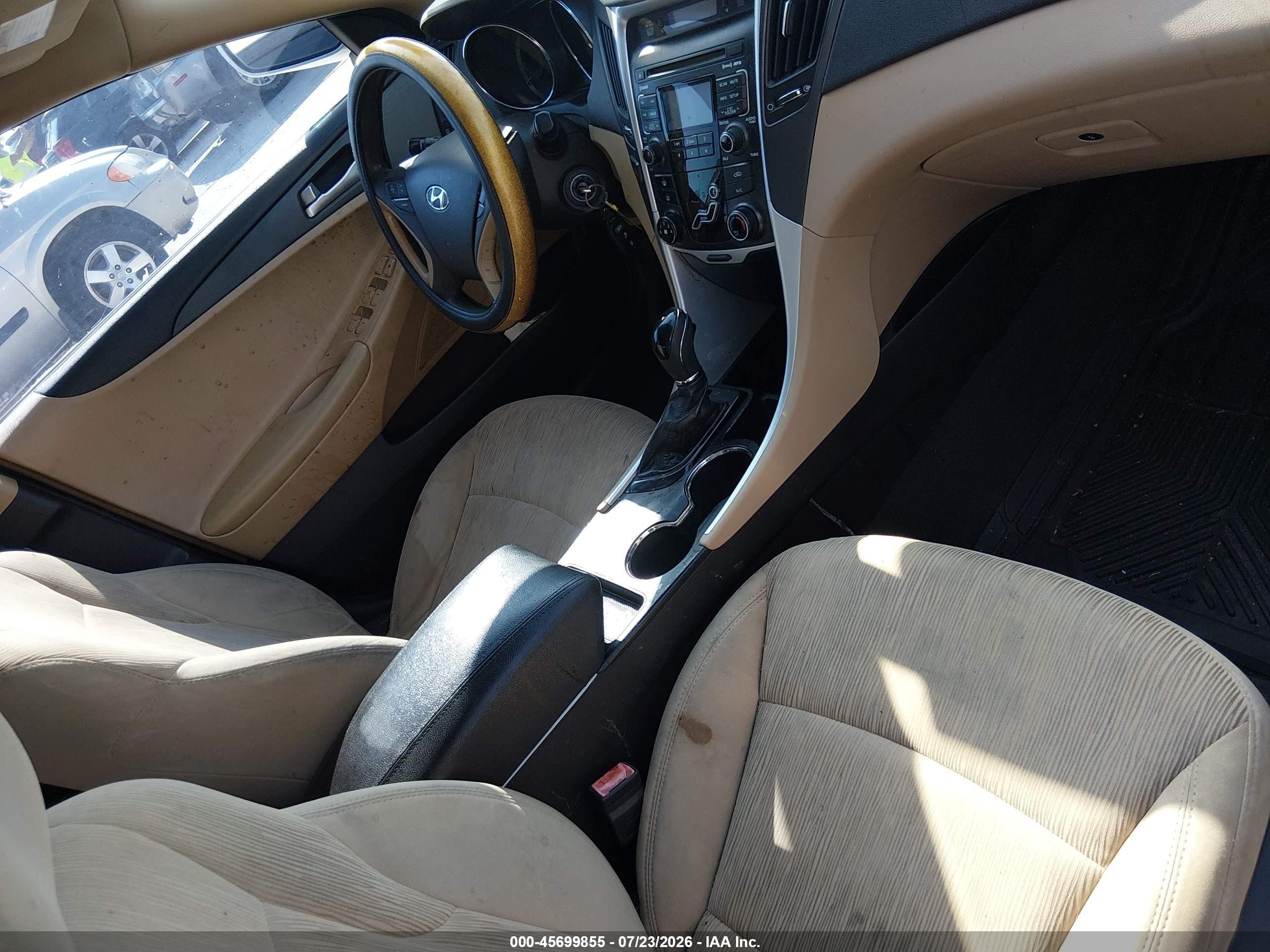 2011 Hyundai Sonata Gls White vin: 5NPEB4ACXBH069199