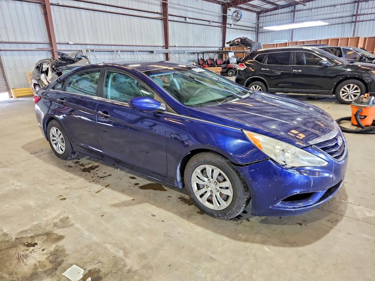 2011 Hyundai Sonata Gls Blue vin: 5NPEB4ACXBH072278