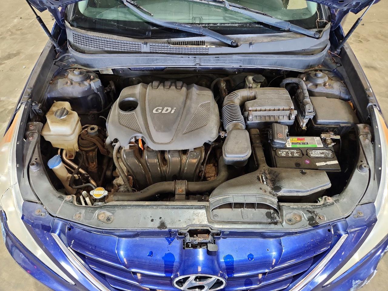 2011 Hyundai Sonata Gls Blue vin: 5NPEB4ACXBH072278