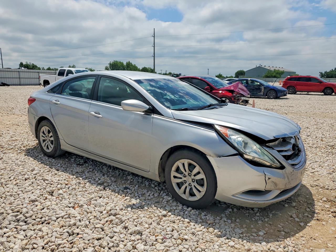 2011 Hyundai Sonata Gls Серебряный vin: 5NPEB4ACXBH075603