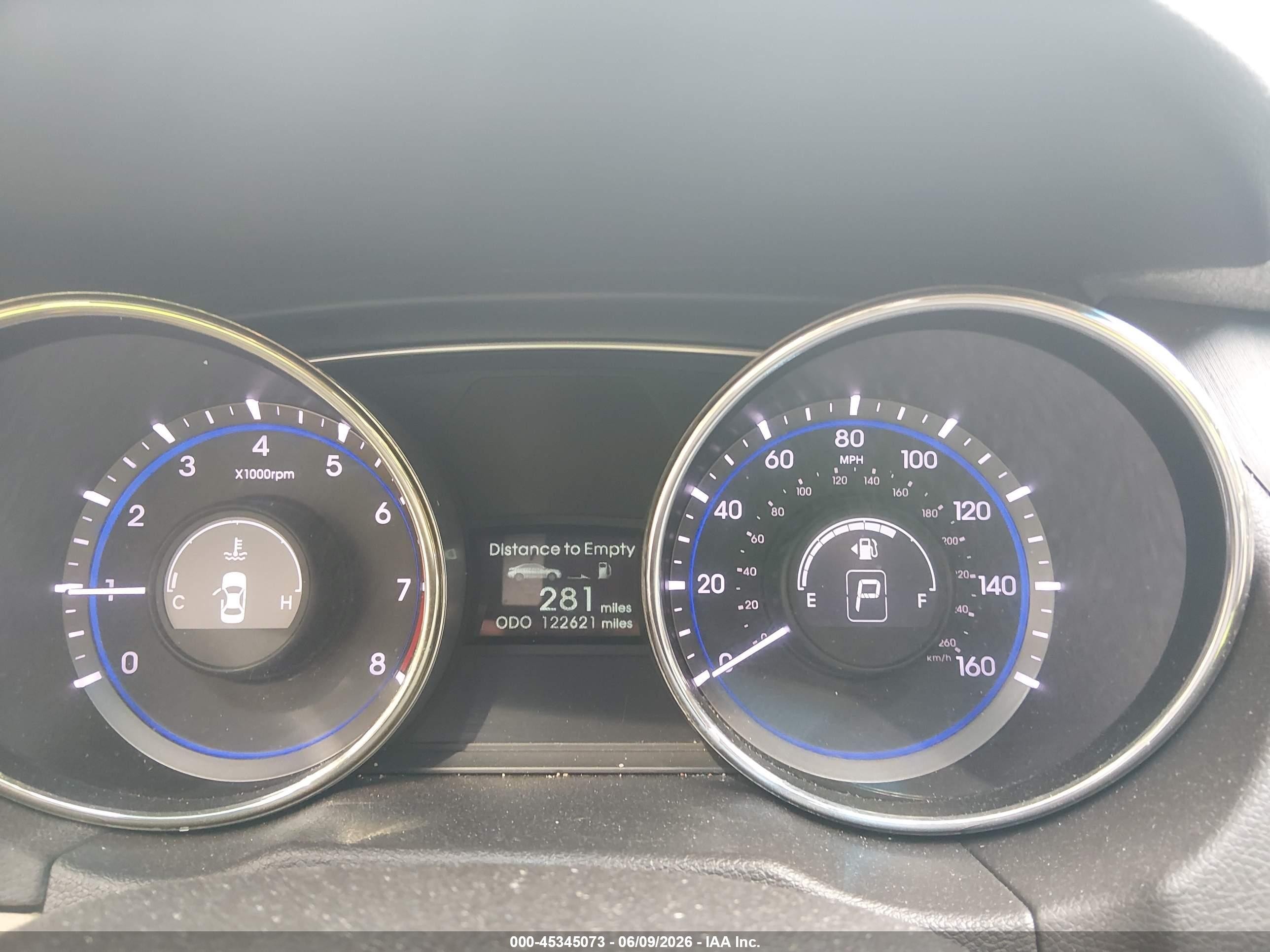 2011 Hyundai Sonata Gls Blue vin: 5NPEB4ACXBH085967