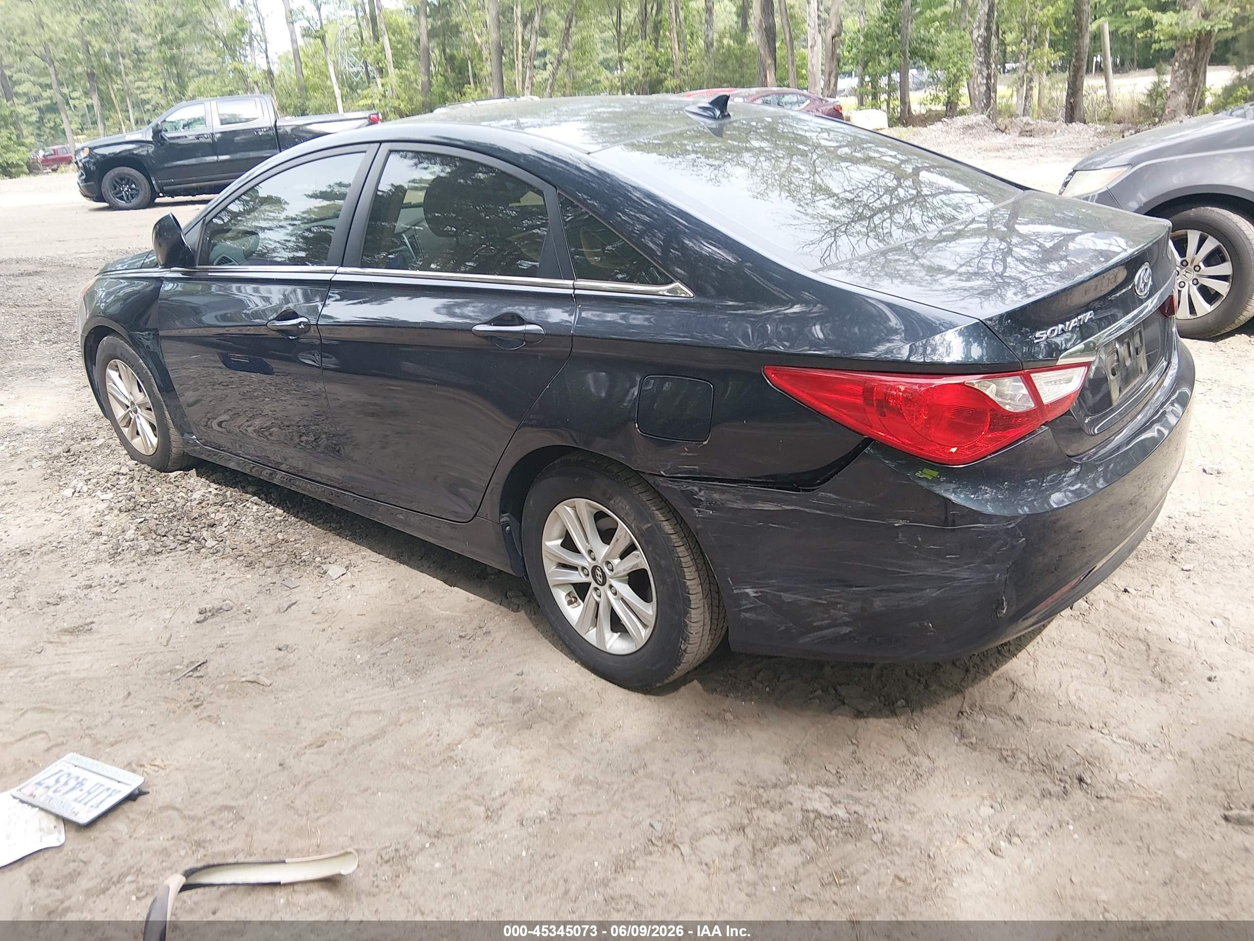2011 Hyundai Sonata Gls Blue vin: 5NPEB4ACXBH085967