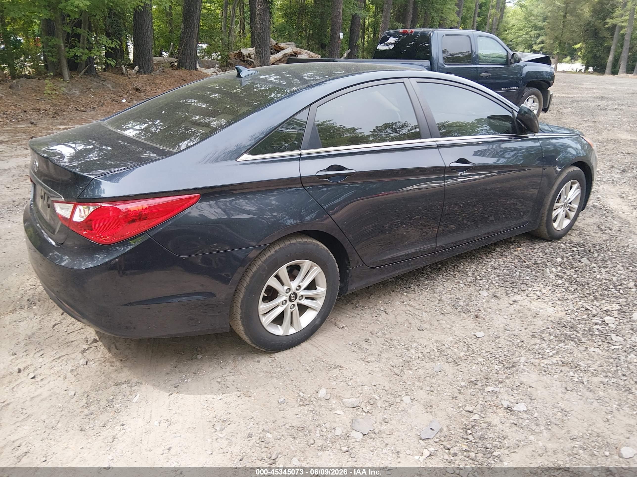 2011 Hyundai Sonata Gls Blue vin: 5NPEB4ACXBH085967