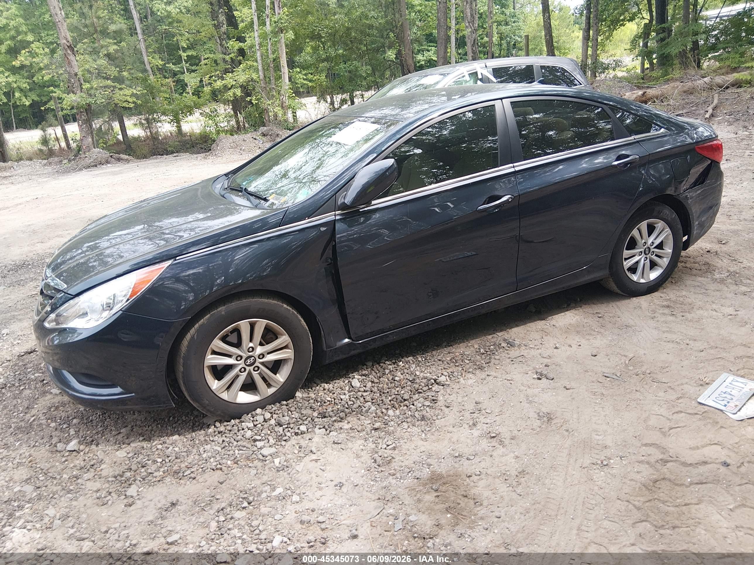 2011 Hyundai Sonata Gls Blue vin: 5NPEB4ACXBH085967